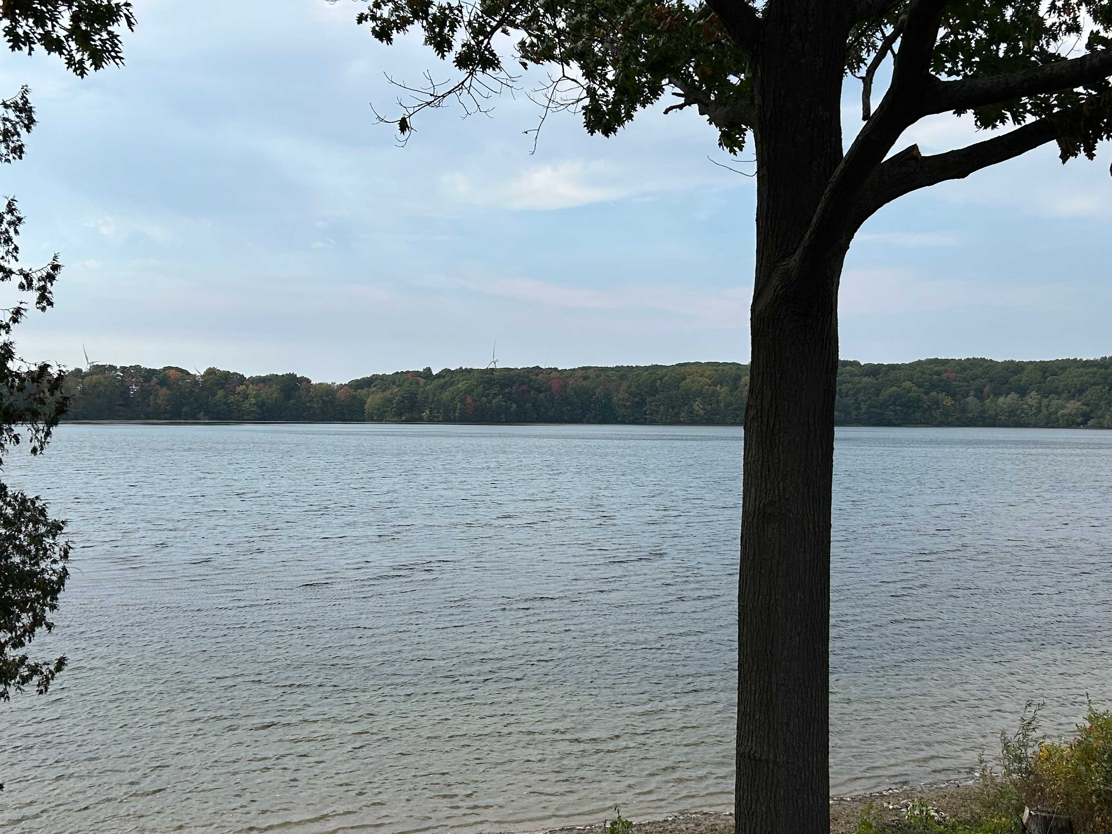 North Oxbow Lake. A picture standing at the edge of the bluff! 