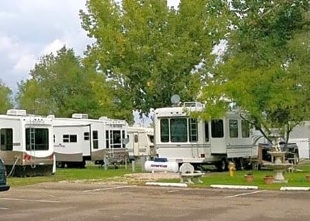 Pull-Through RV Site