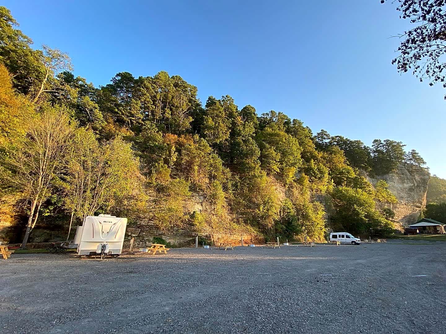 Back In Full Hook Up RV Site