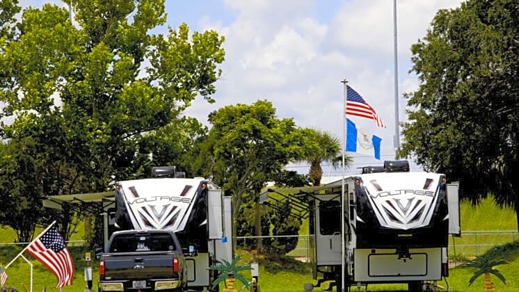 50' Back In RV Site