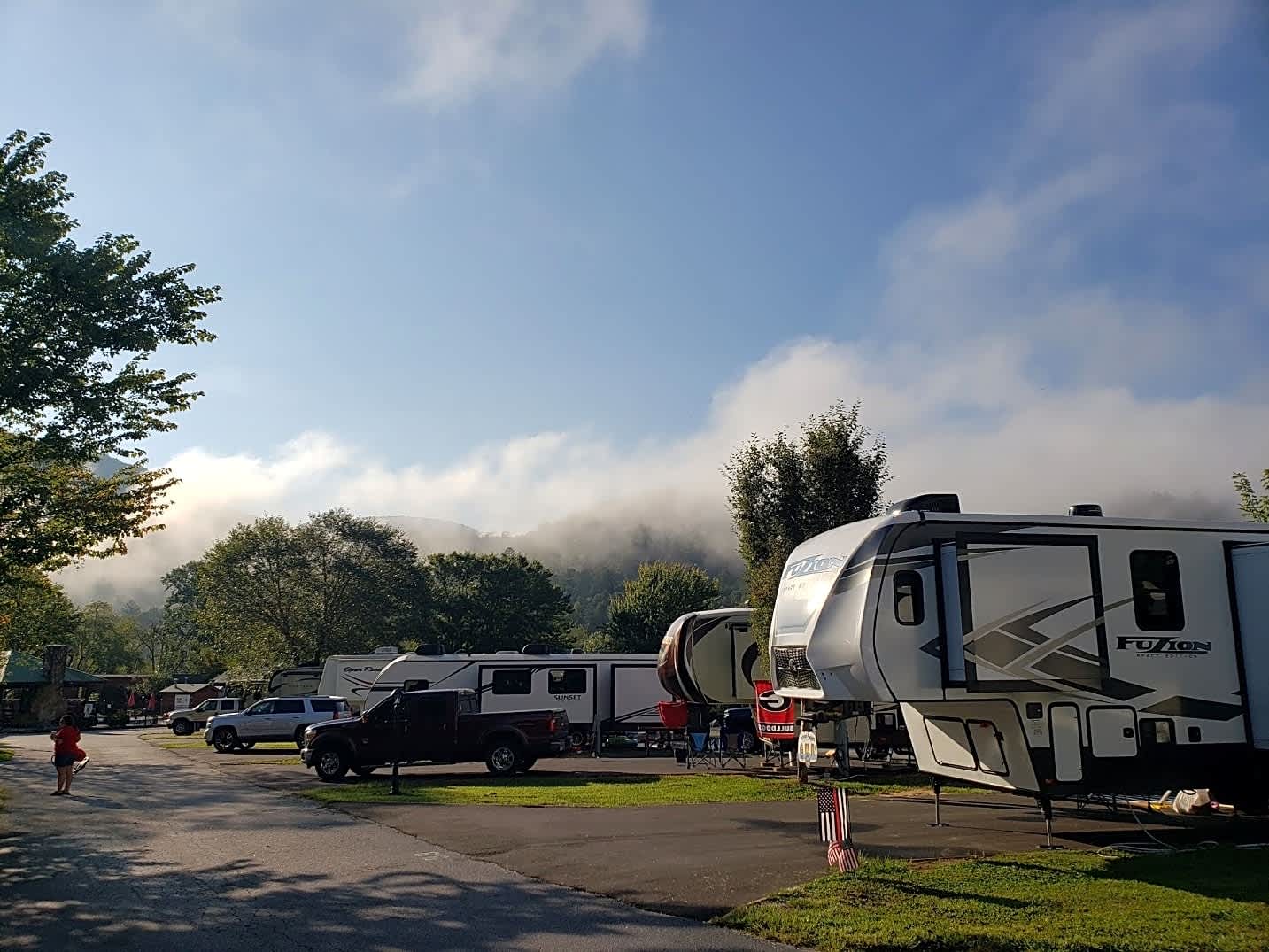 Premium Pull-Thru RV Site
