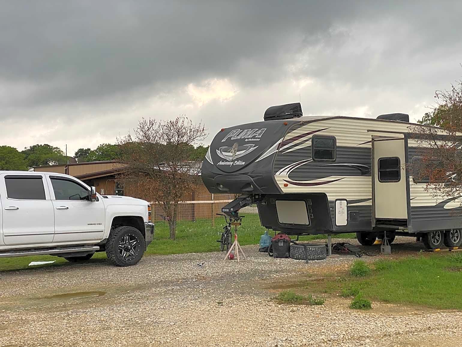 RV Back In Full Hook Up