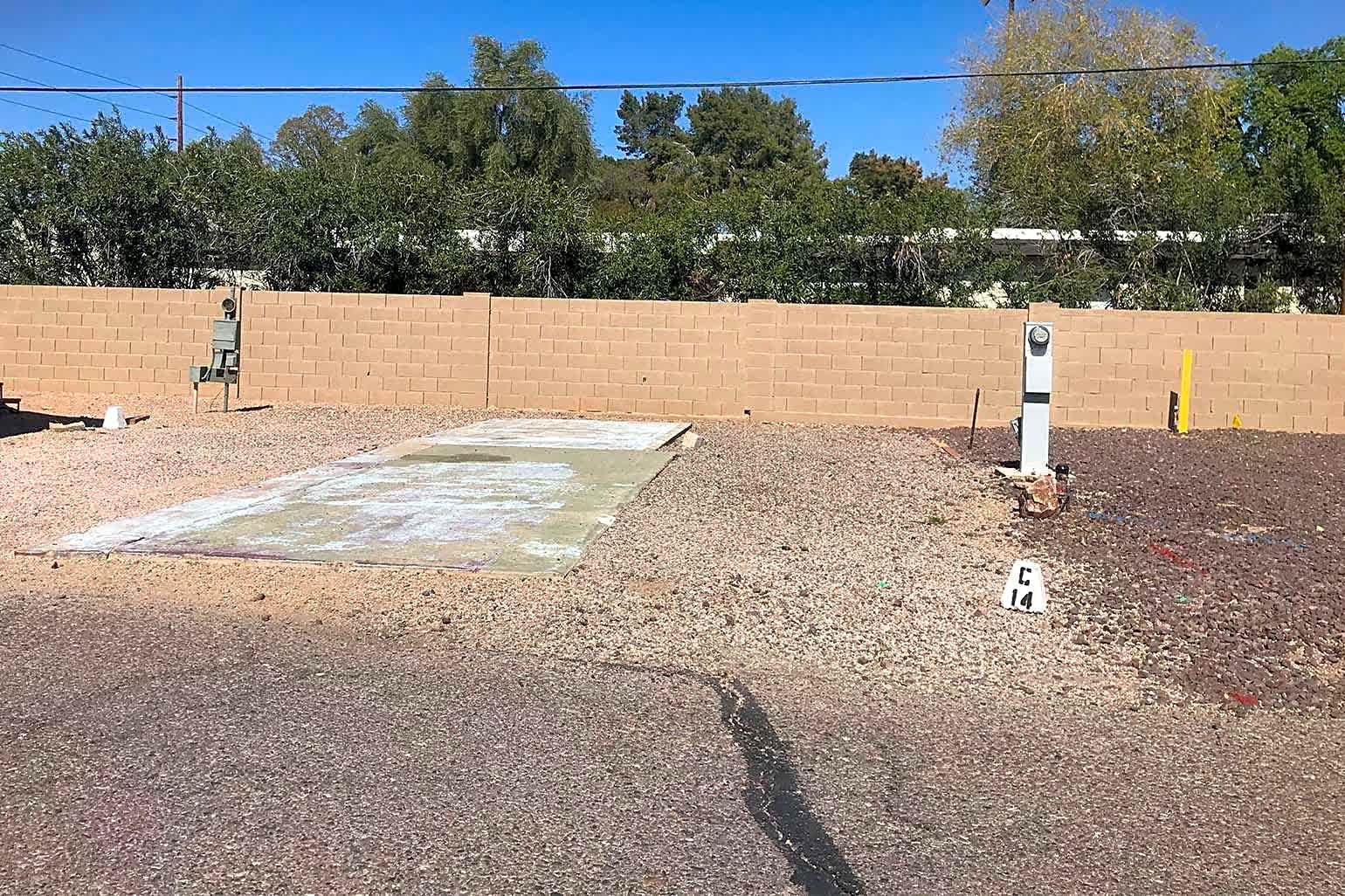 32x08 RV Lot - Water, Sewer, Electric