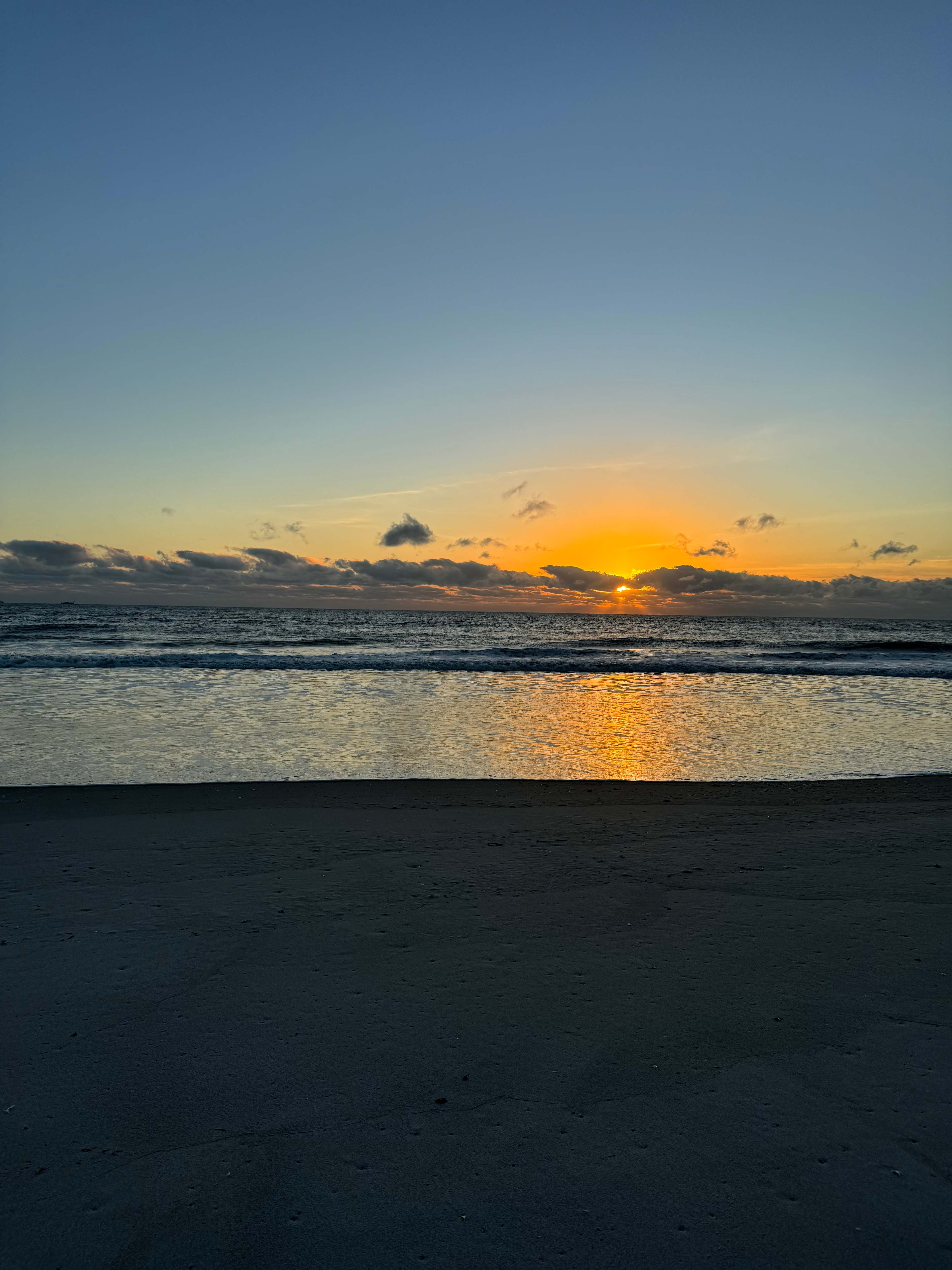 Sunrise on the beach (800ft from the camper)
