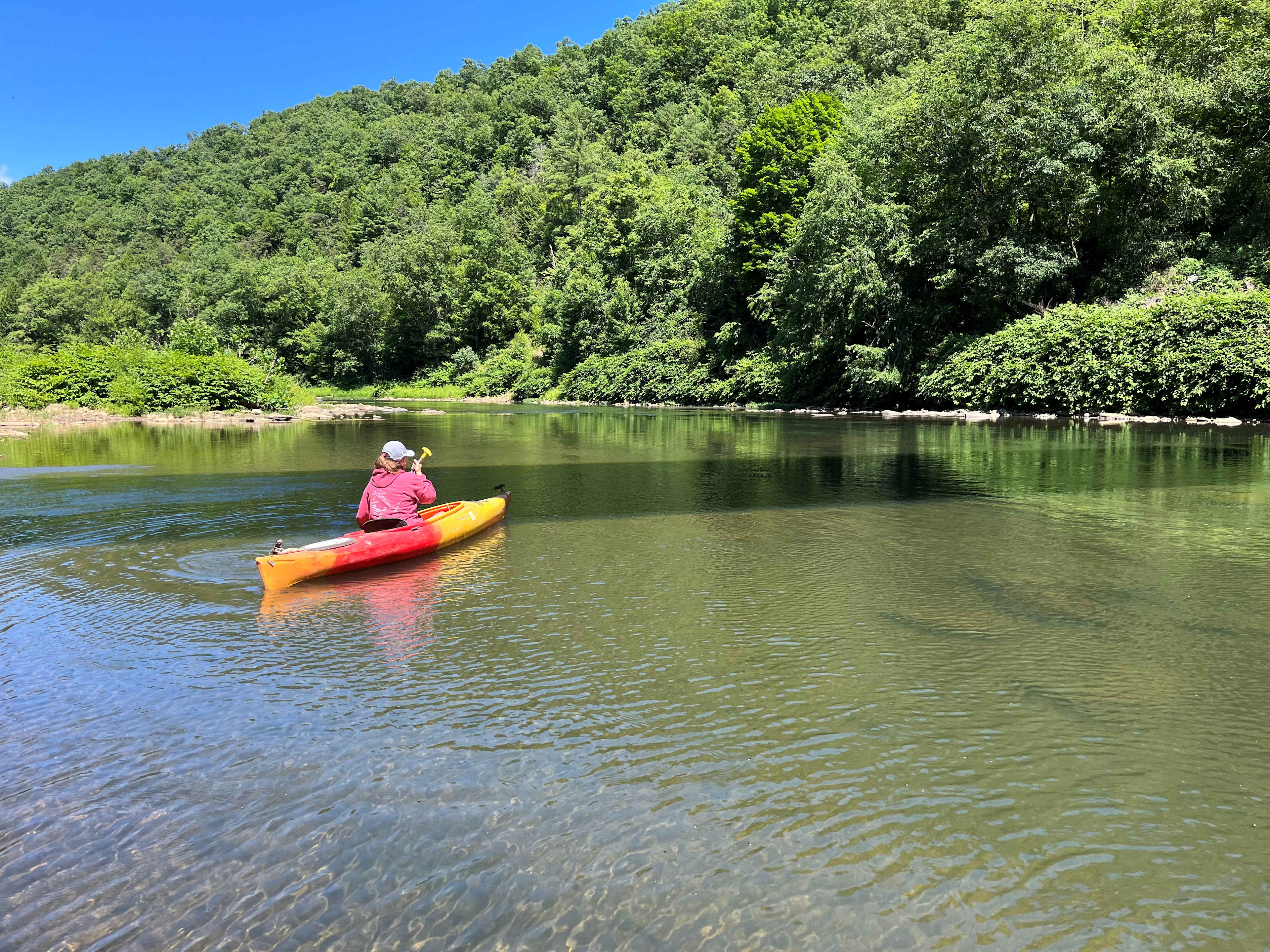 Water and trail side camping