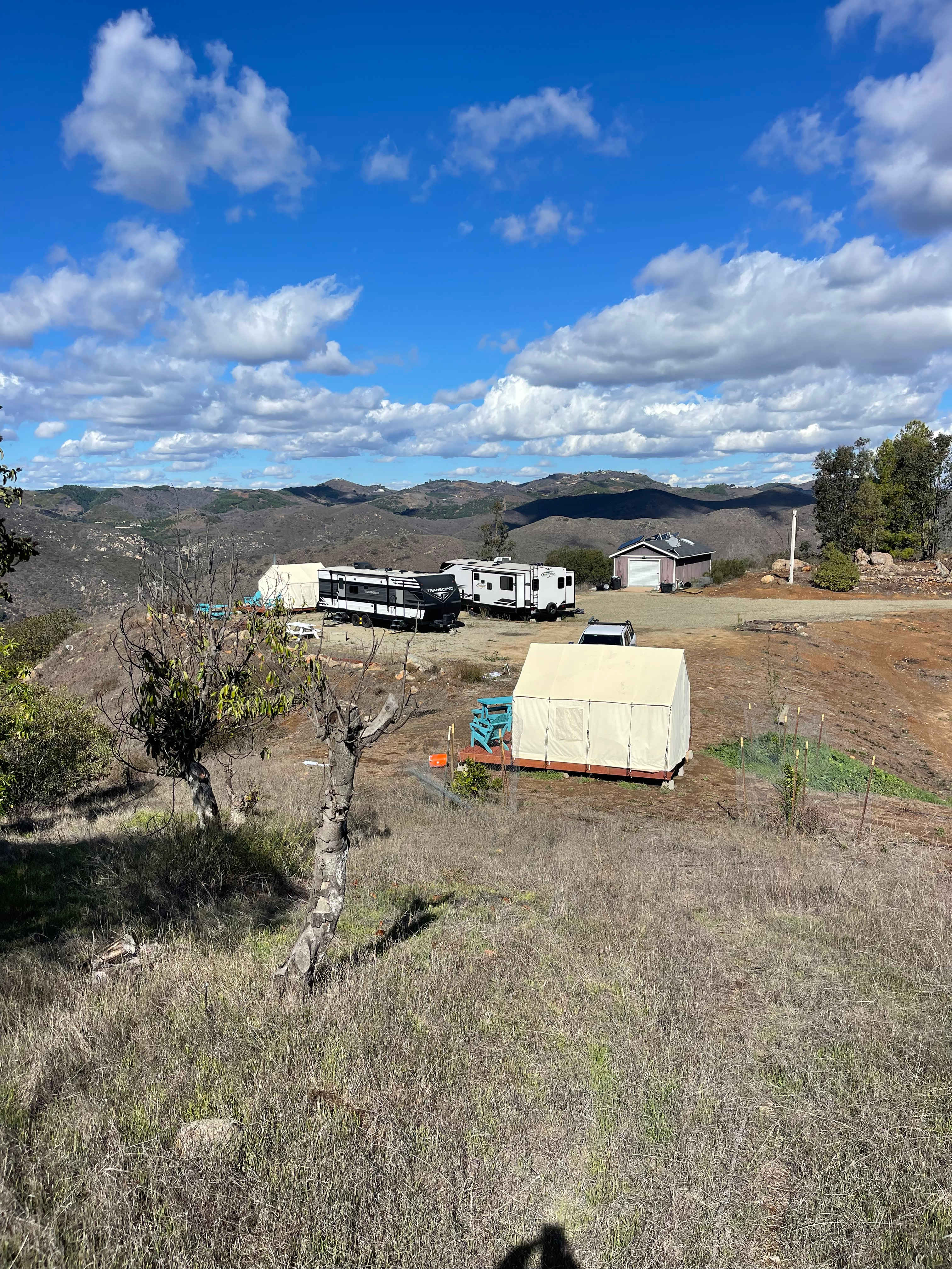 Fallbrook View Glamping Tent