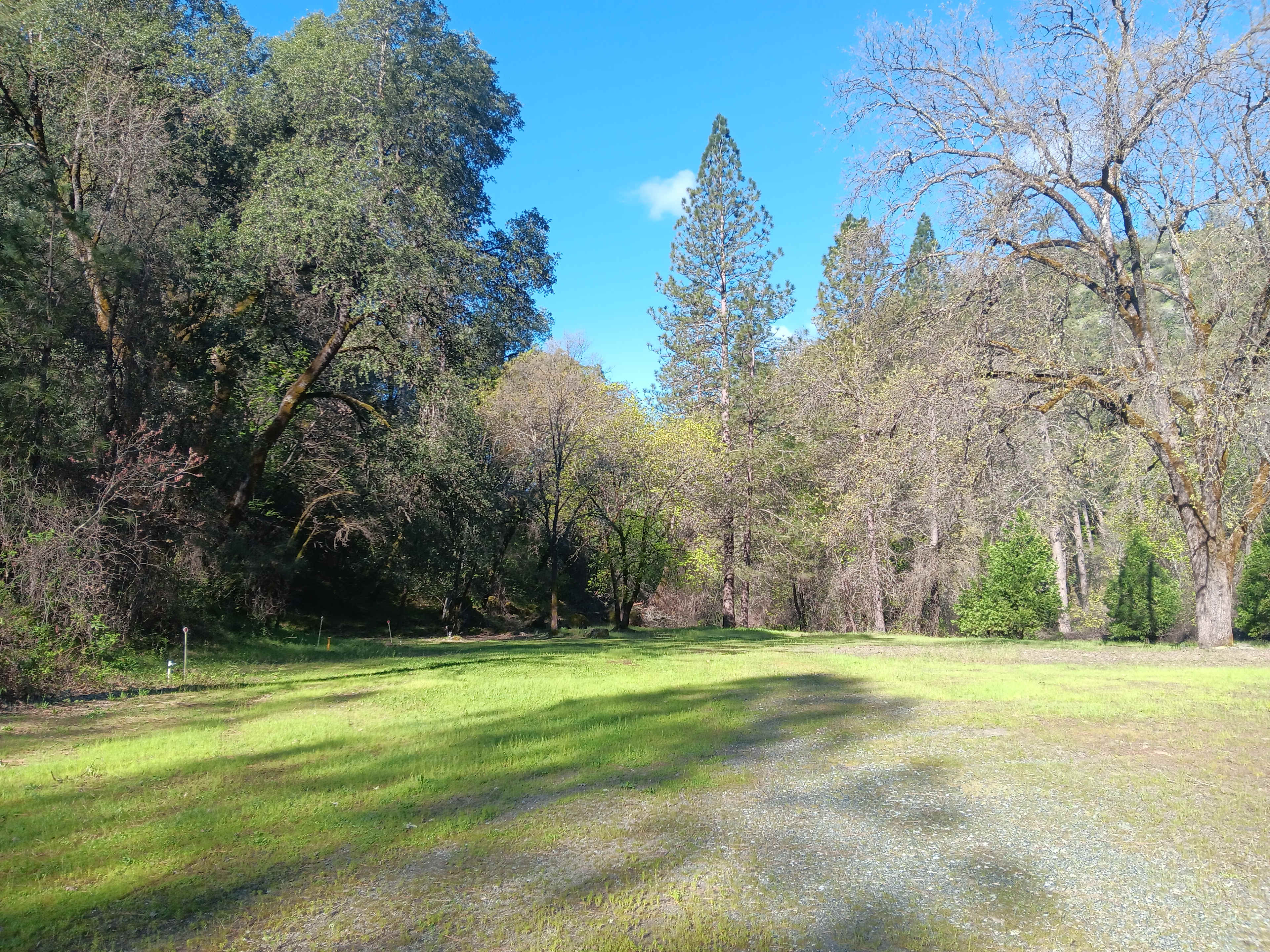 Main camp camping sites. These sites are not on the river, but river access is close by