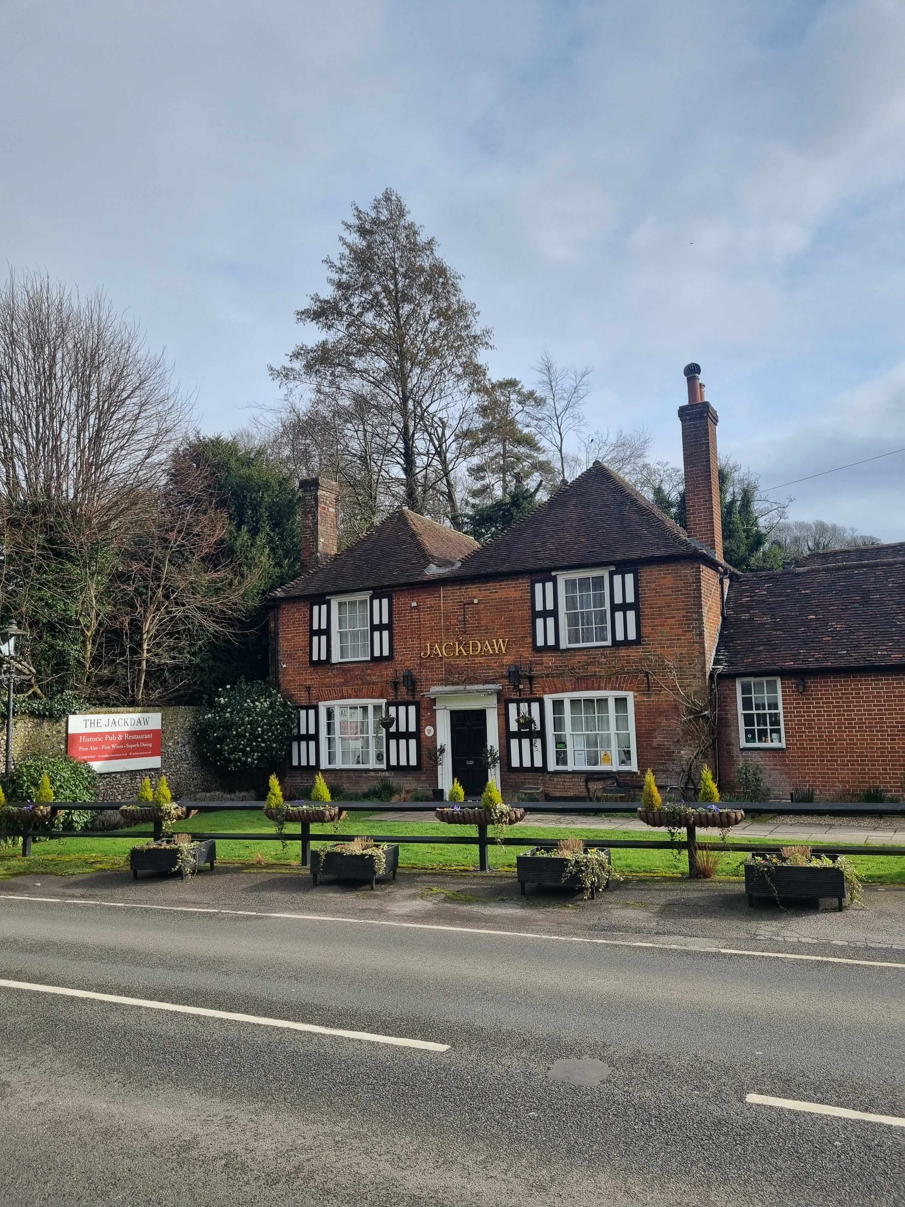 Jackdaw pub, Denton - 5 minute drive or walk in under 1 hour. Our regular bus stops right outside this pub too. 