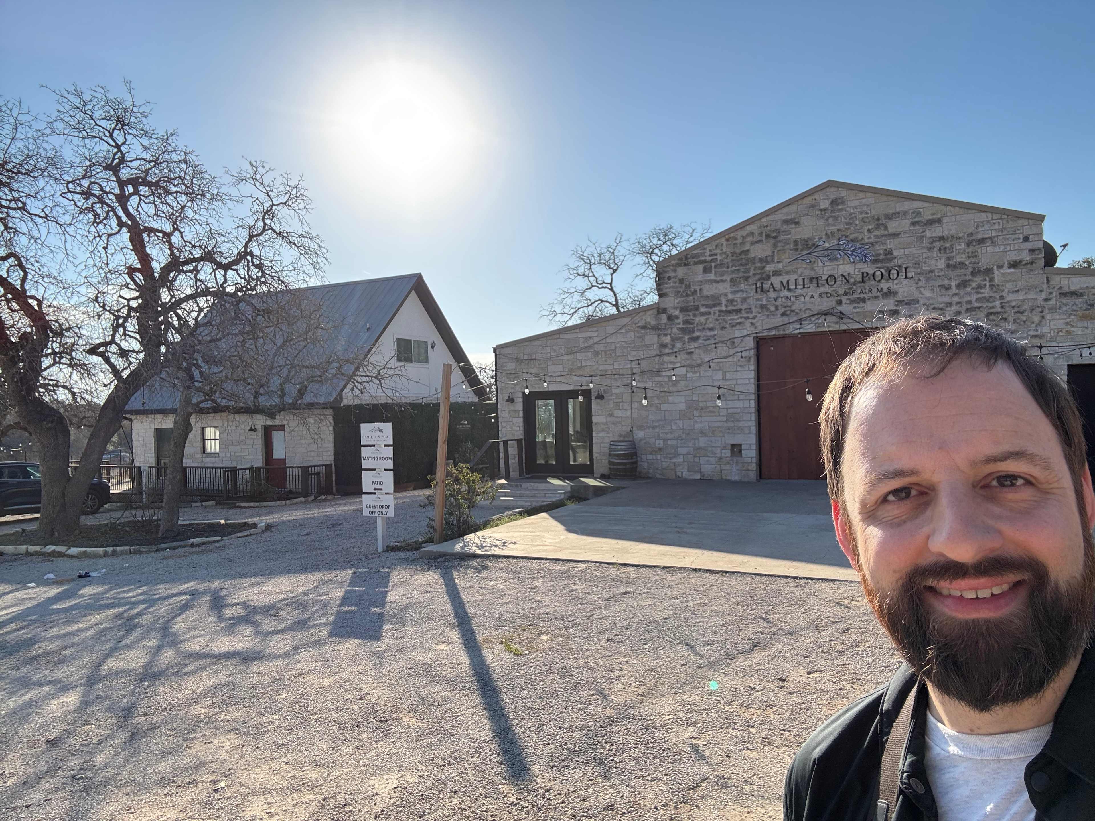 The winery and separately owned AirBnB
