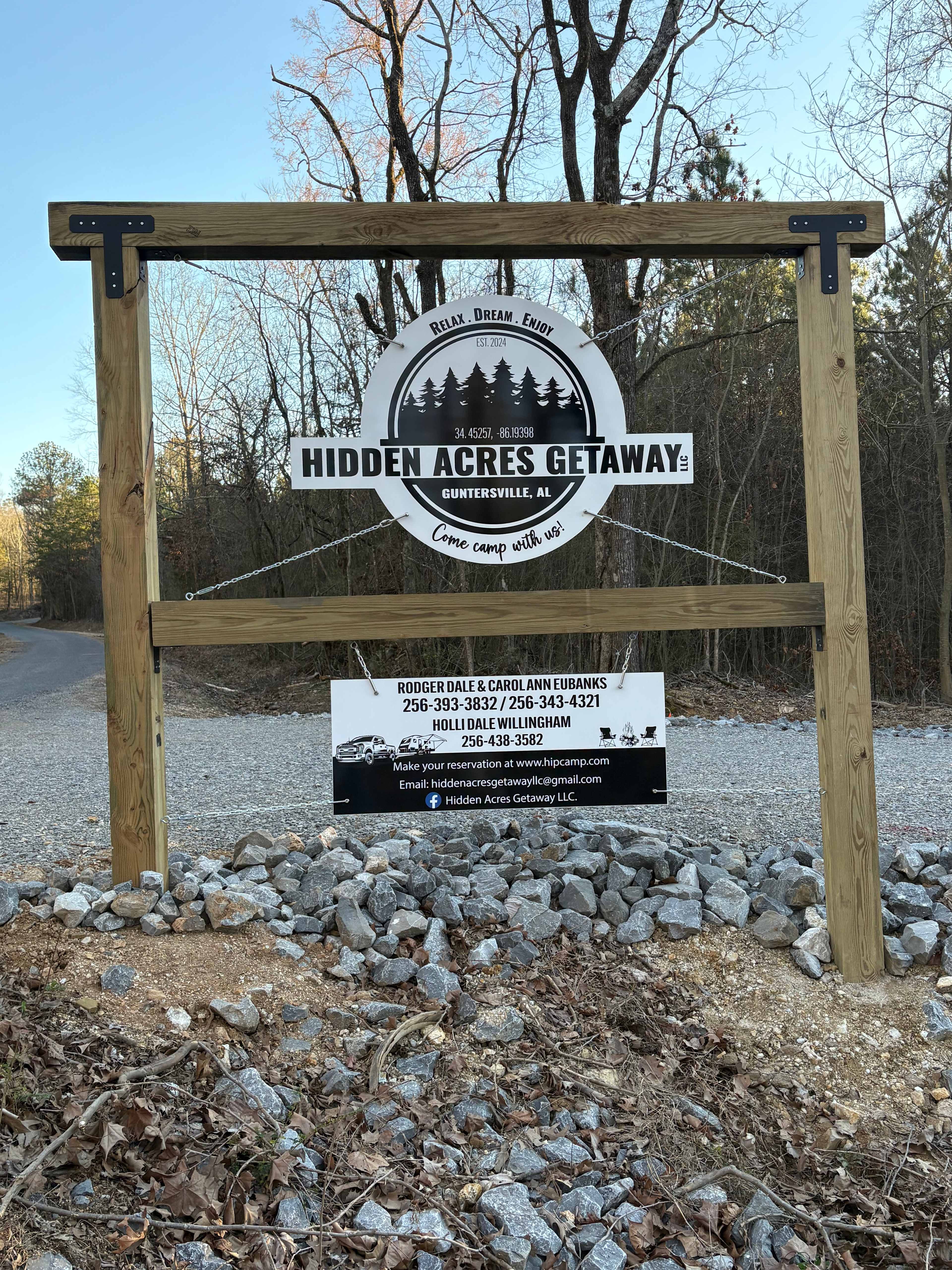 Hidden Acres Getaway LLC.