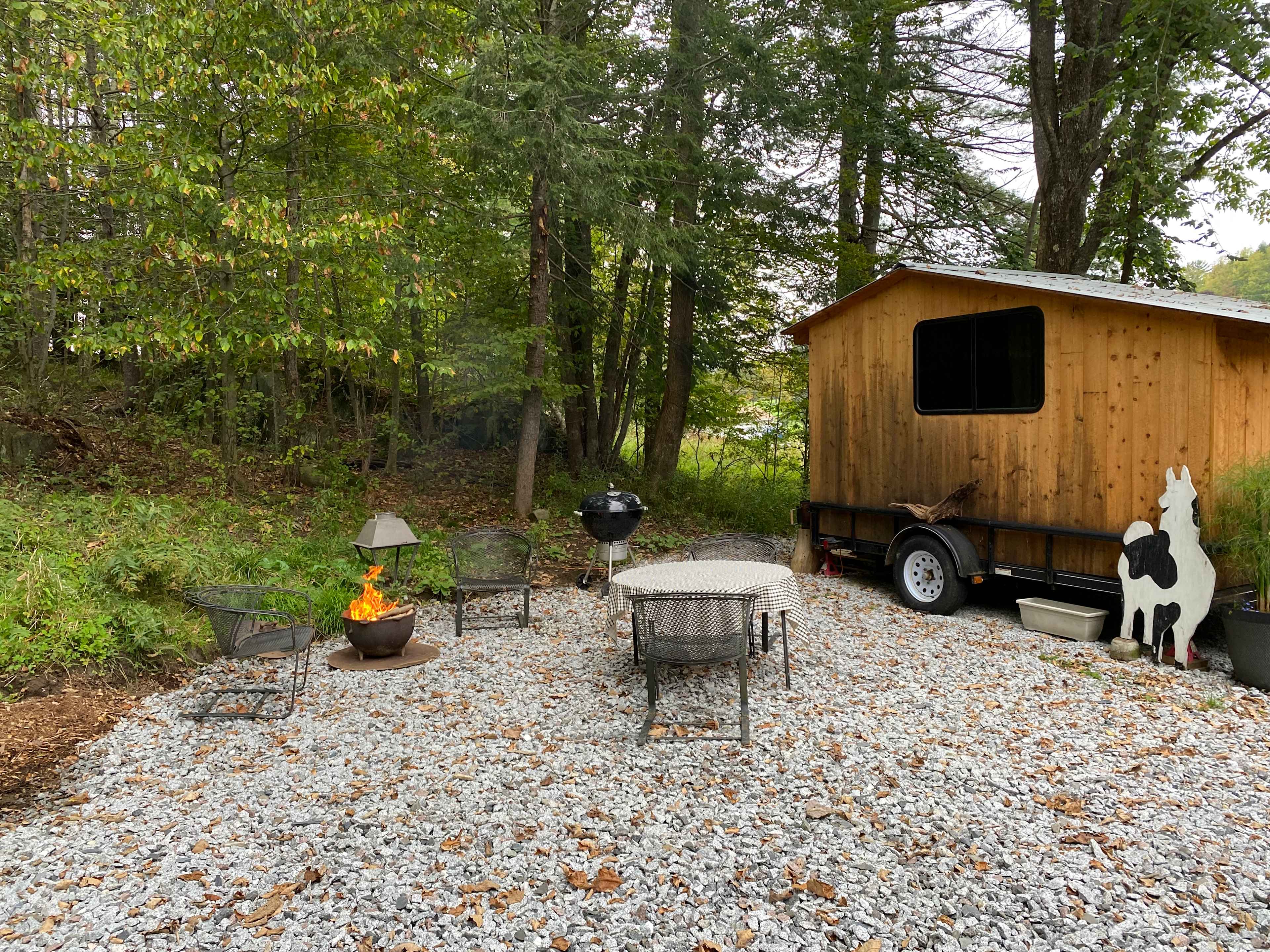 Tiny Hide-A-Way Camper On Wheels