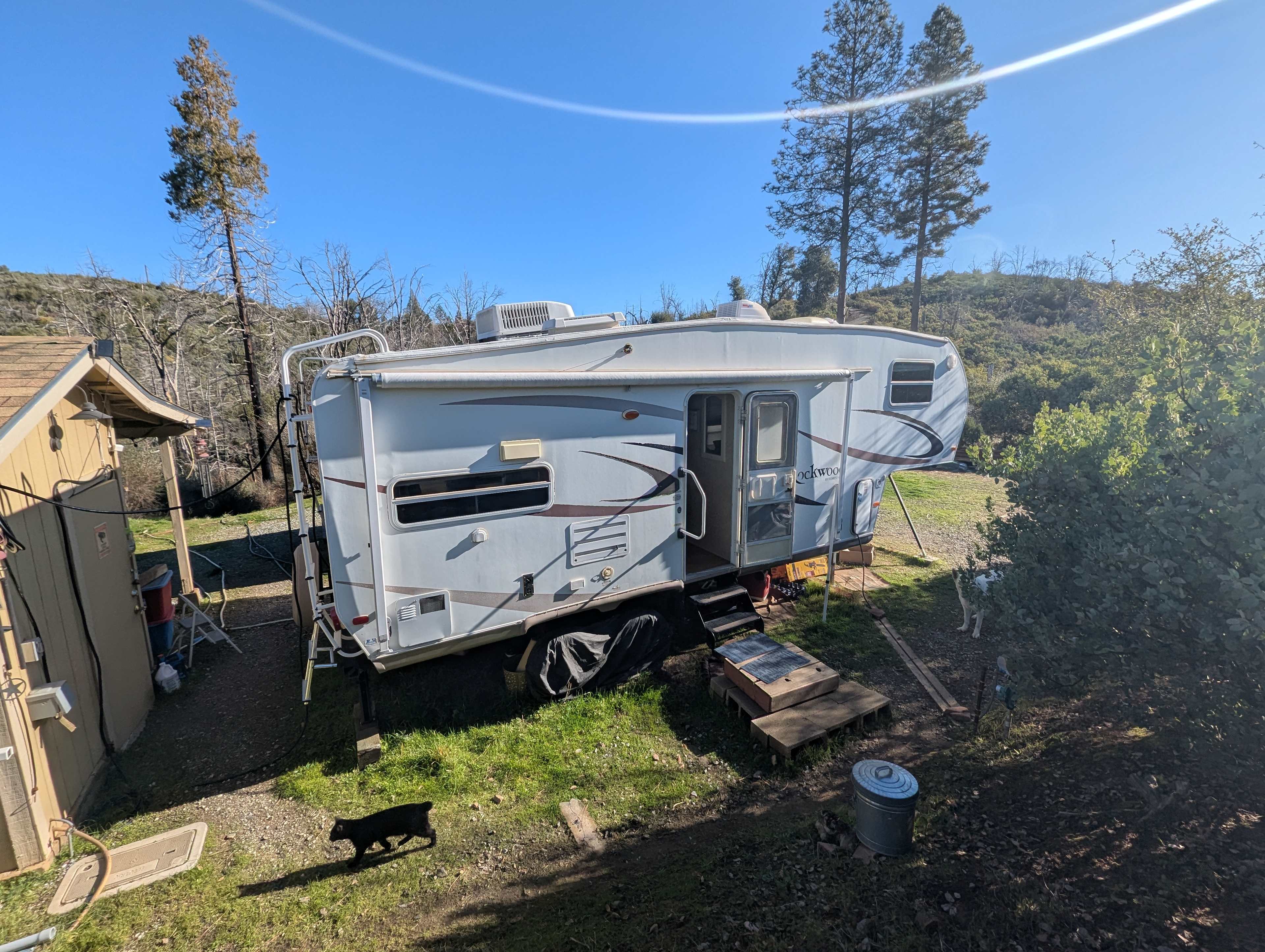 The 2006 5th wheel where you will be staying