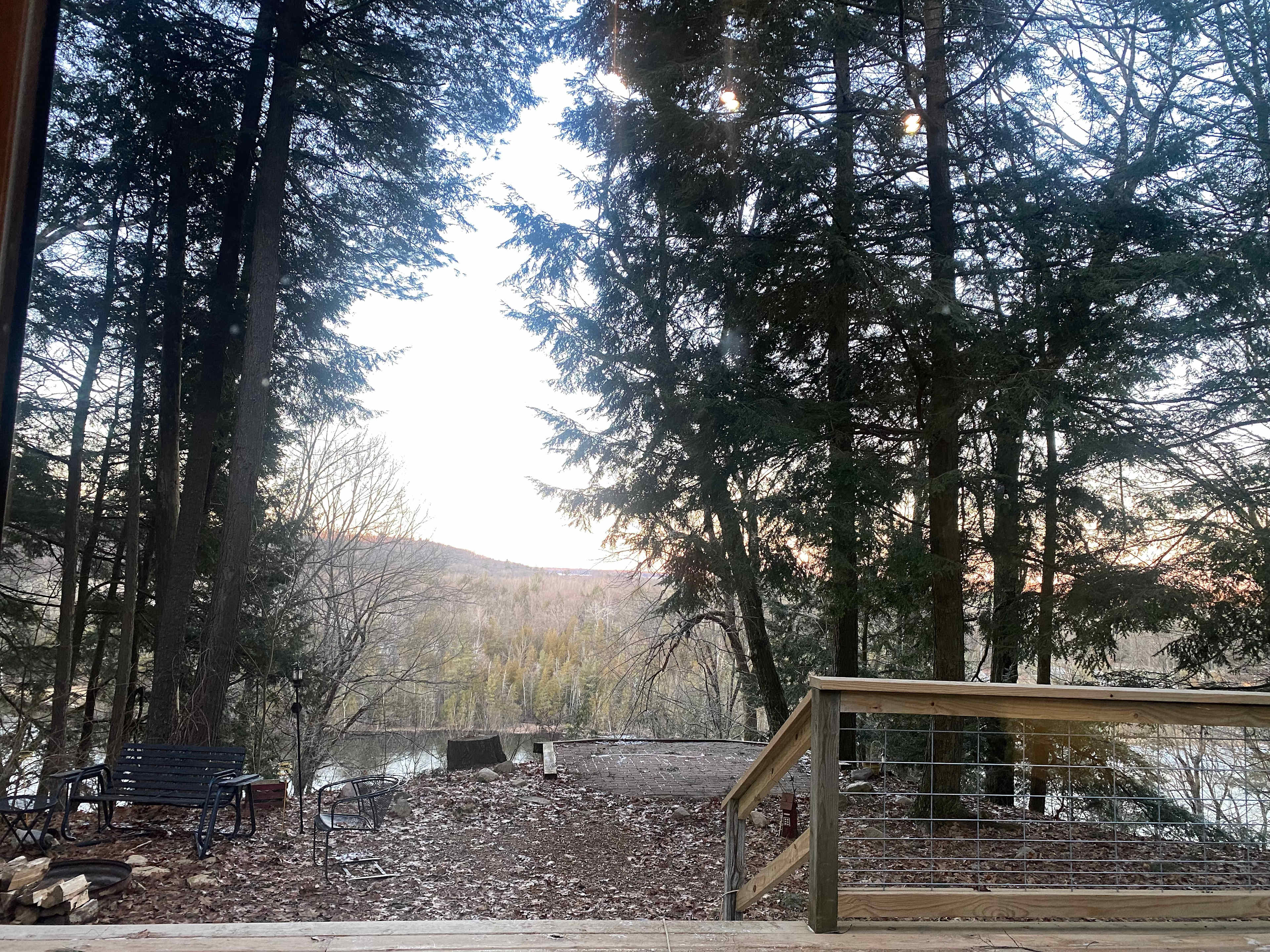 From the deck or even the sofa!