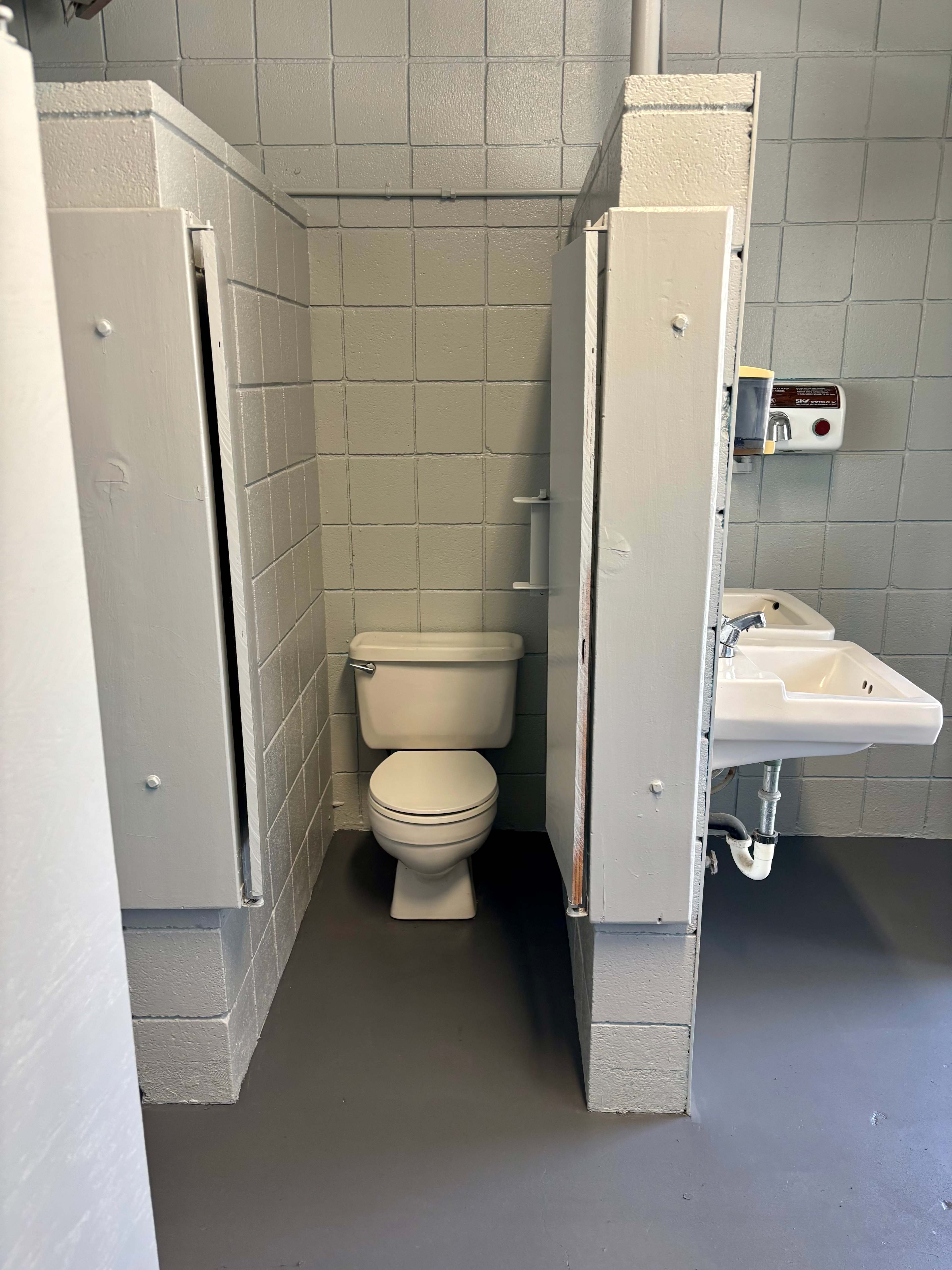 Clean bathrooms and showers.