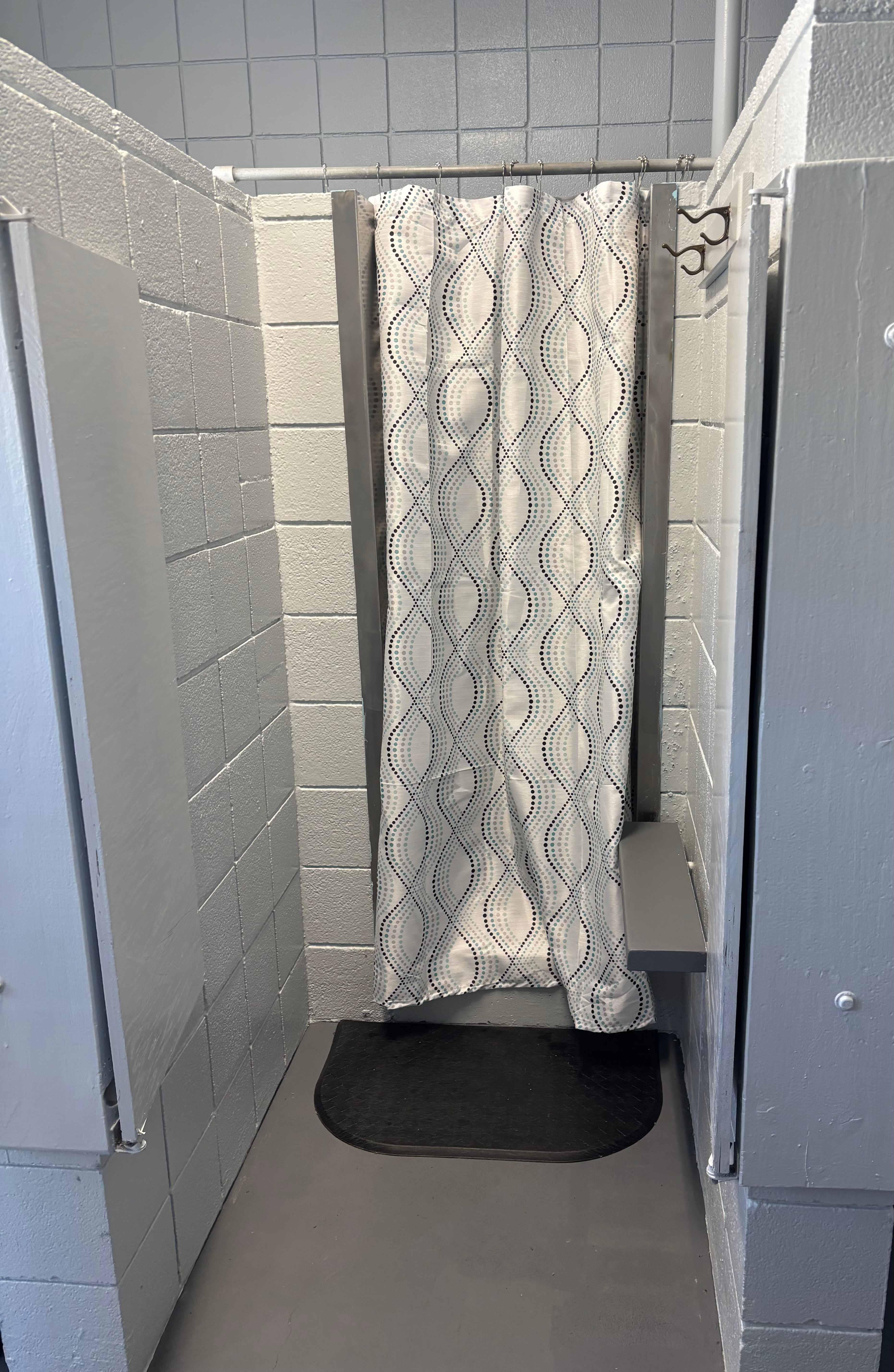 Women and Men's showers. Always well maintained.