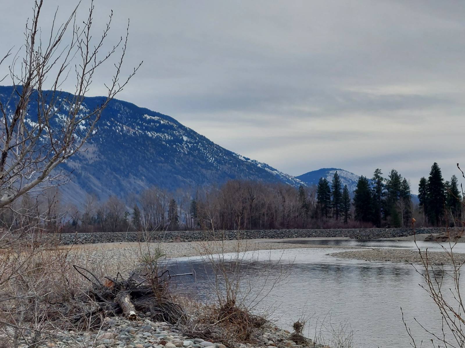 Walk by the nearby river