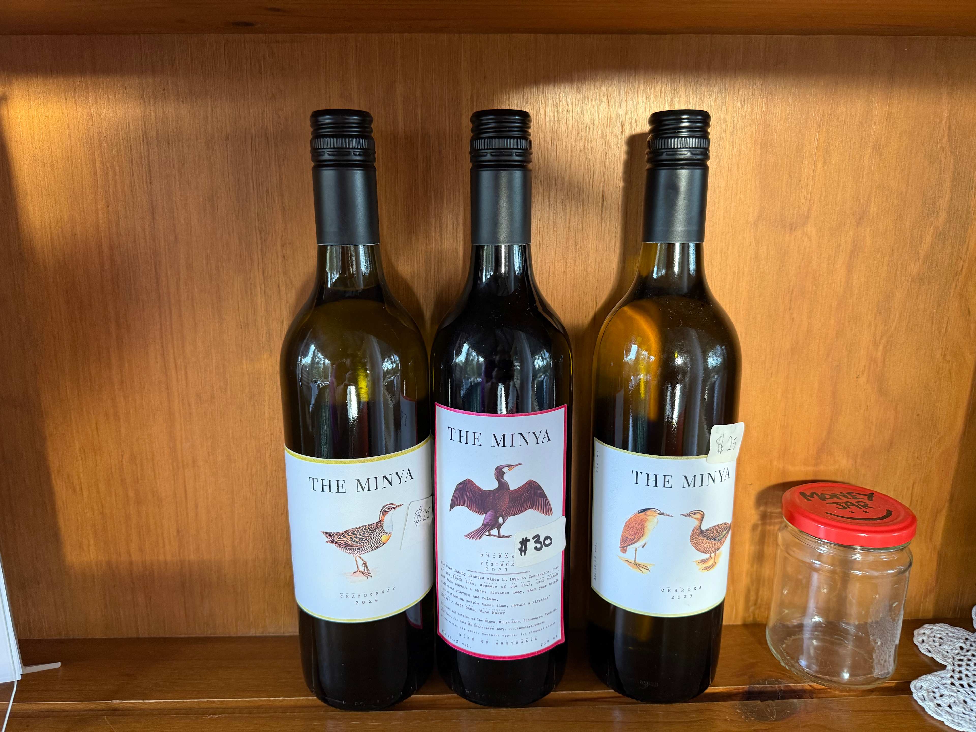 Bring cash for the wine