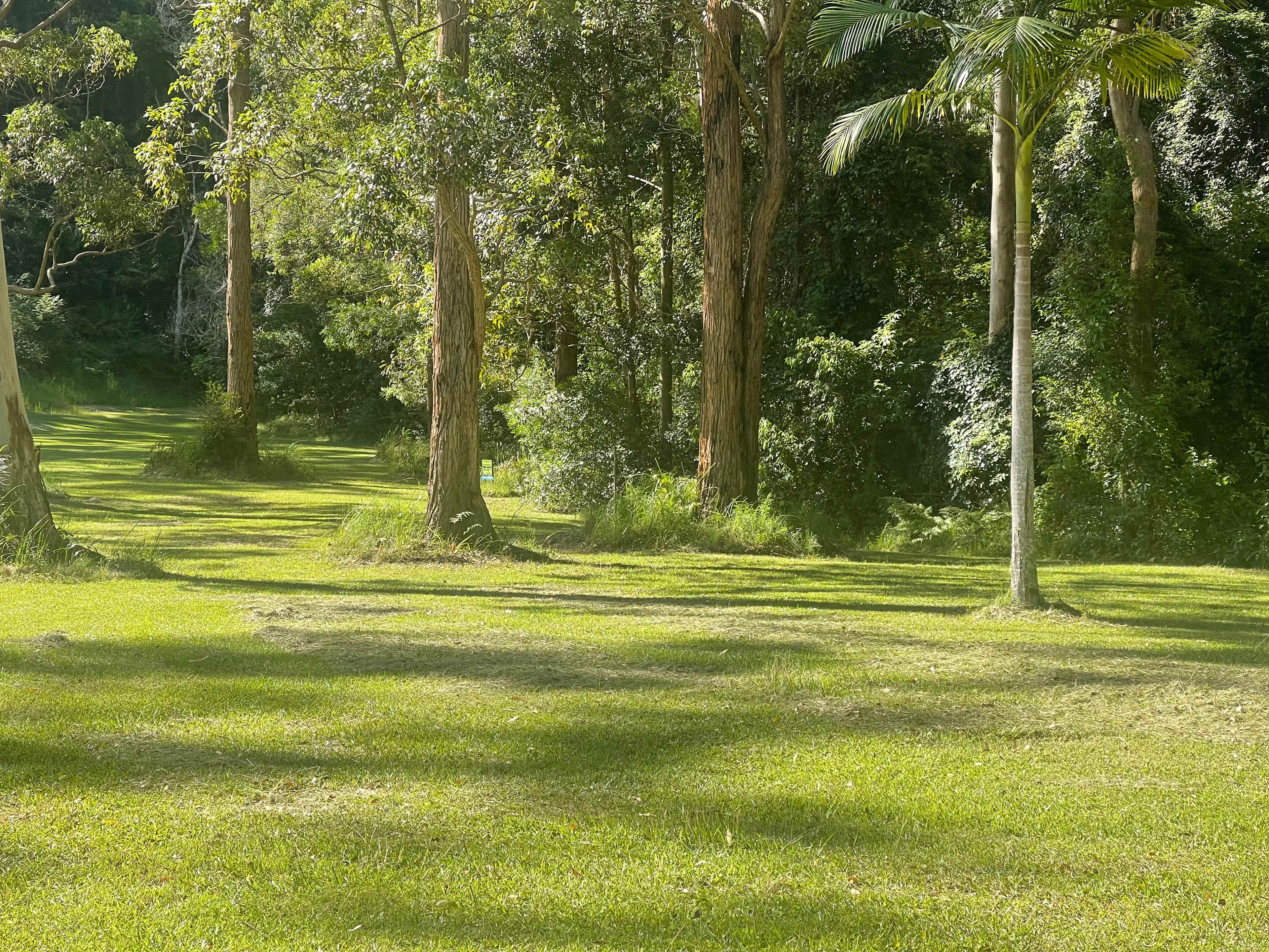 Camping area A with 3 sites. 