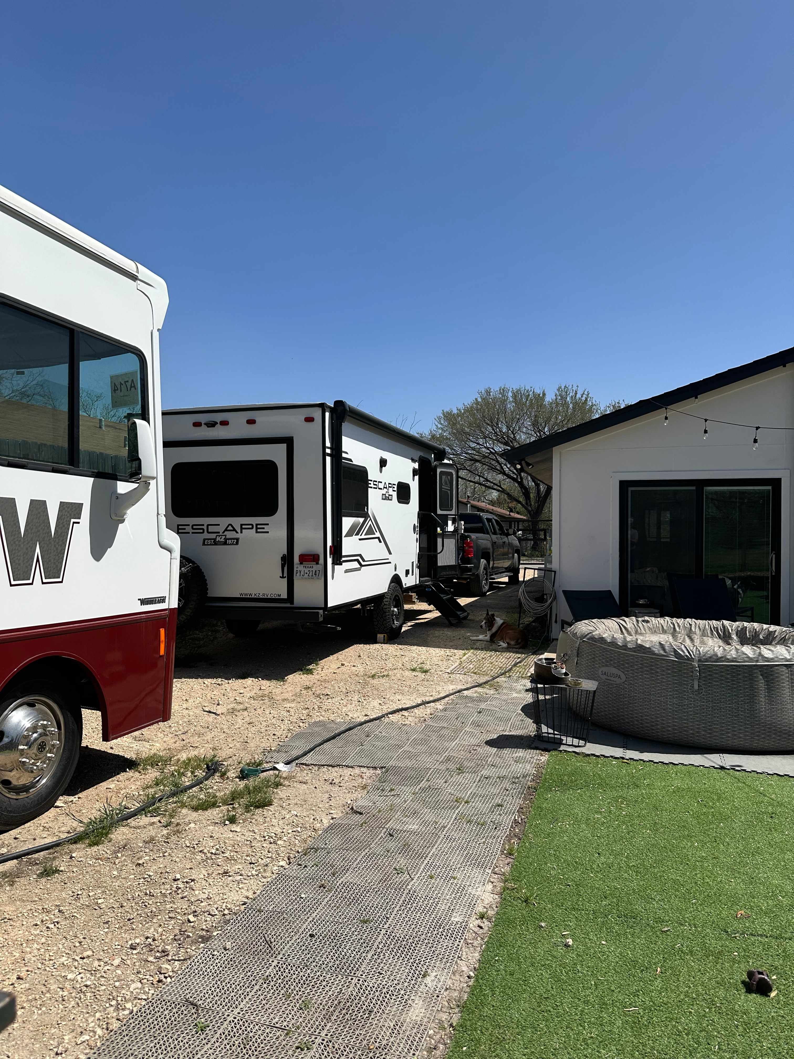 East Austin City RV Spot near River
