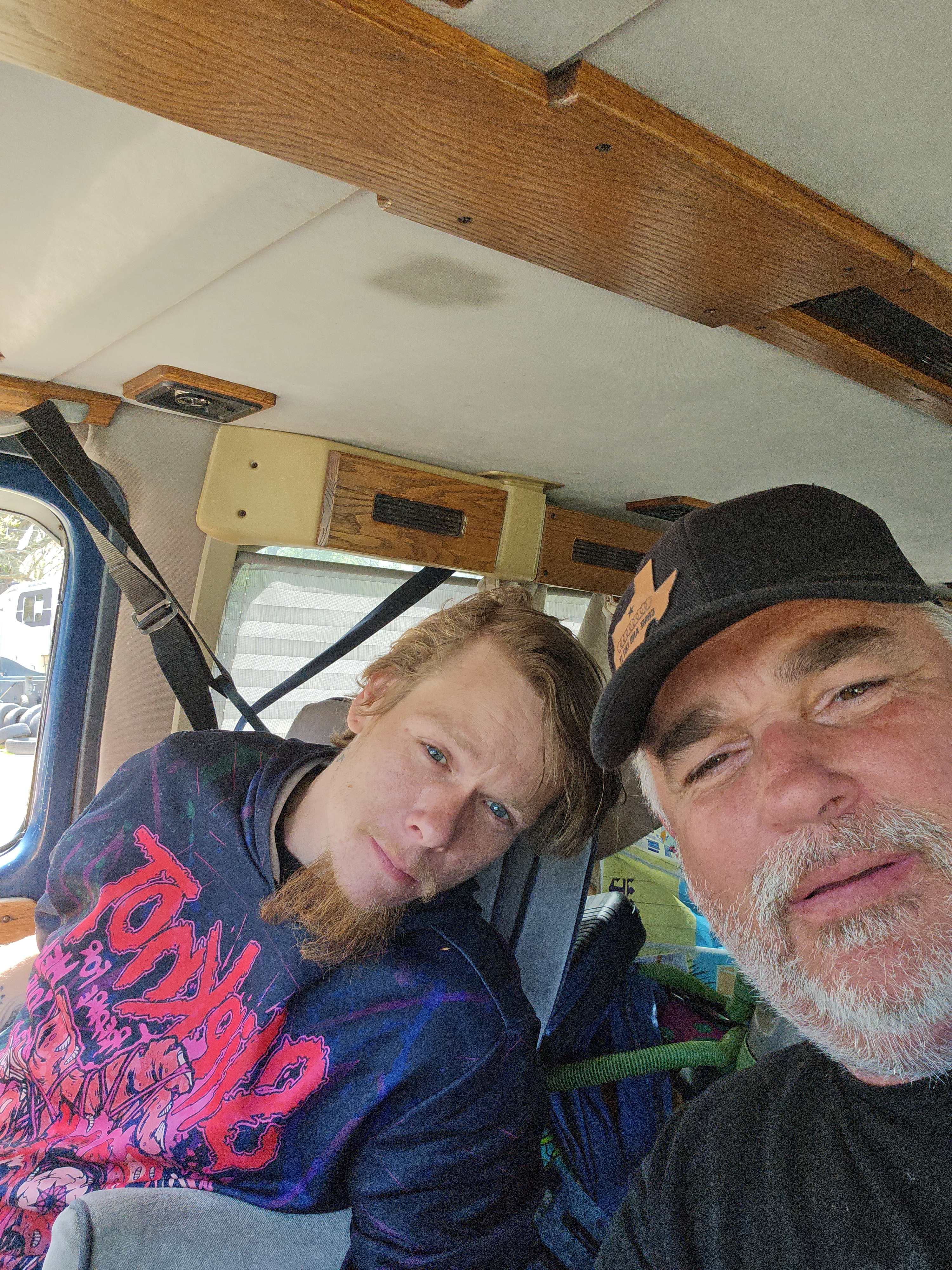 Primitive camping with fishing