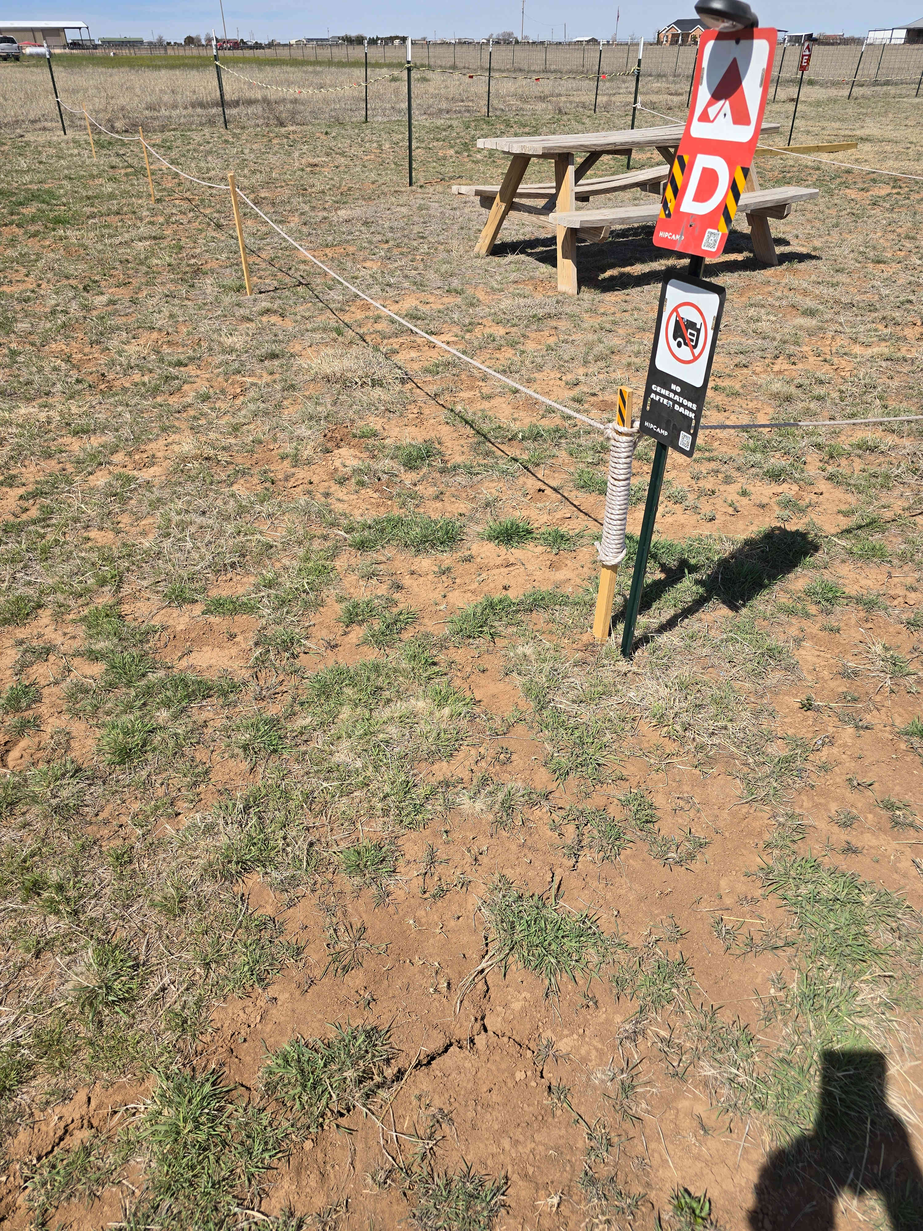 Site D, RV/vehicle back-in site