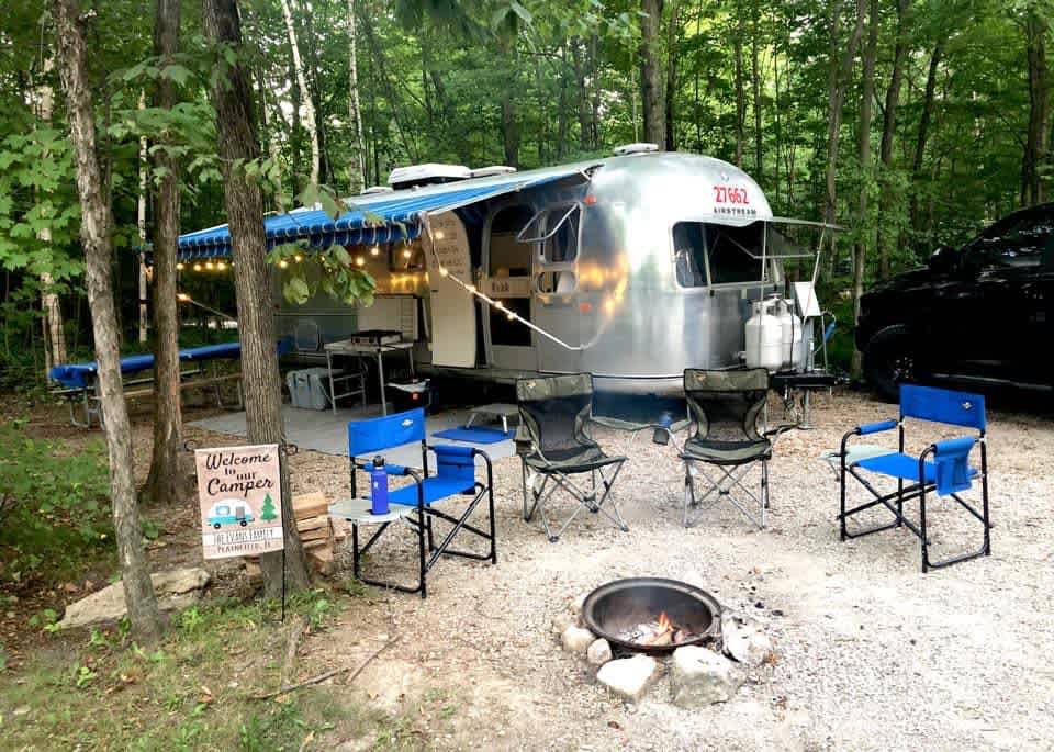 Rustic Timbers Door County Camping