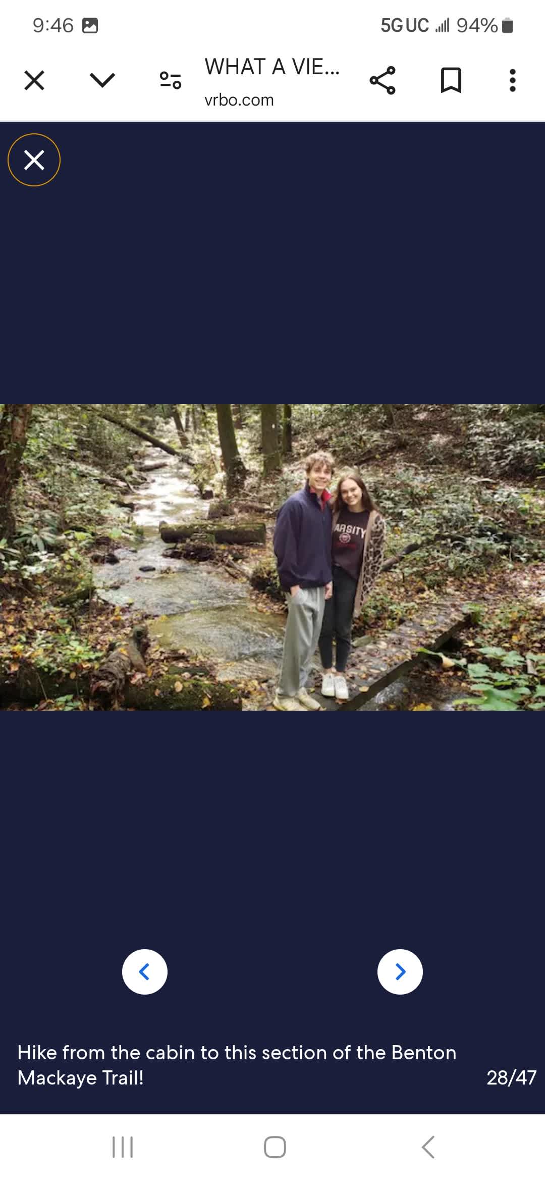 Hike from the cabin for about 2 miles to this section of the Benton Mackaye Trail! 