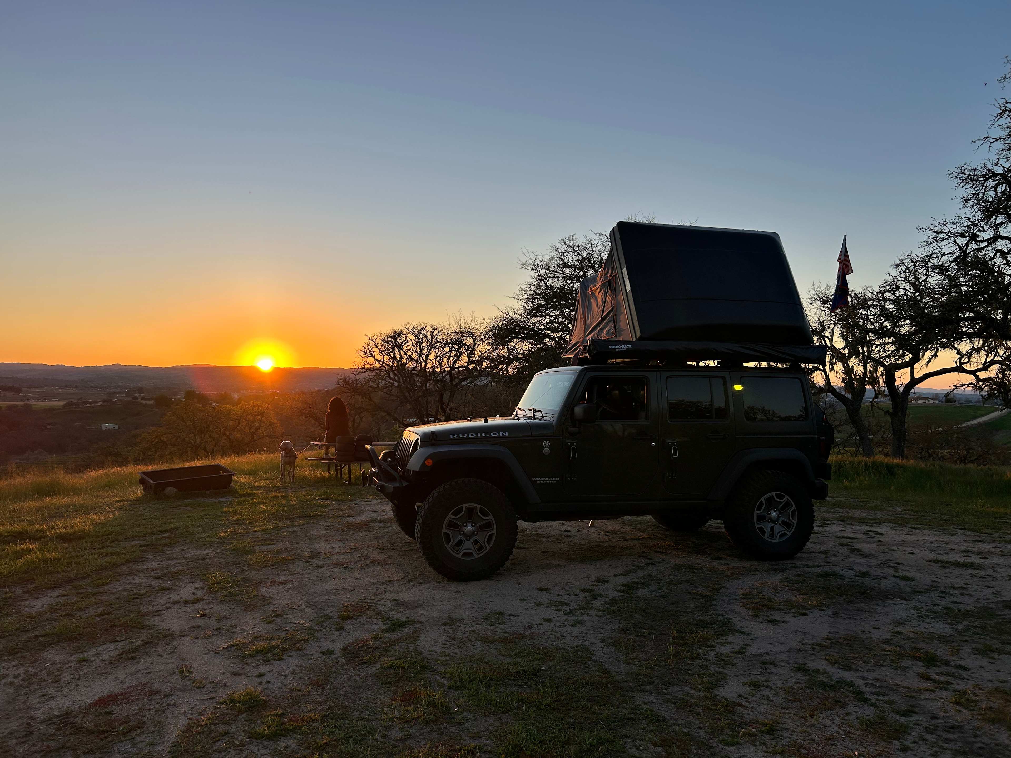 Beautiful view of the sunset