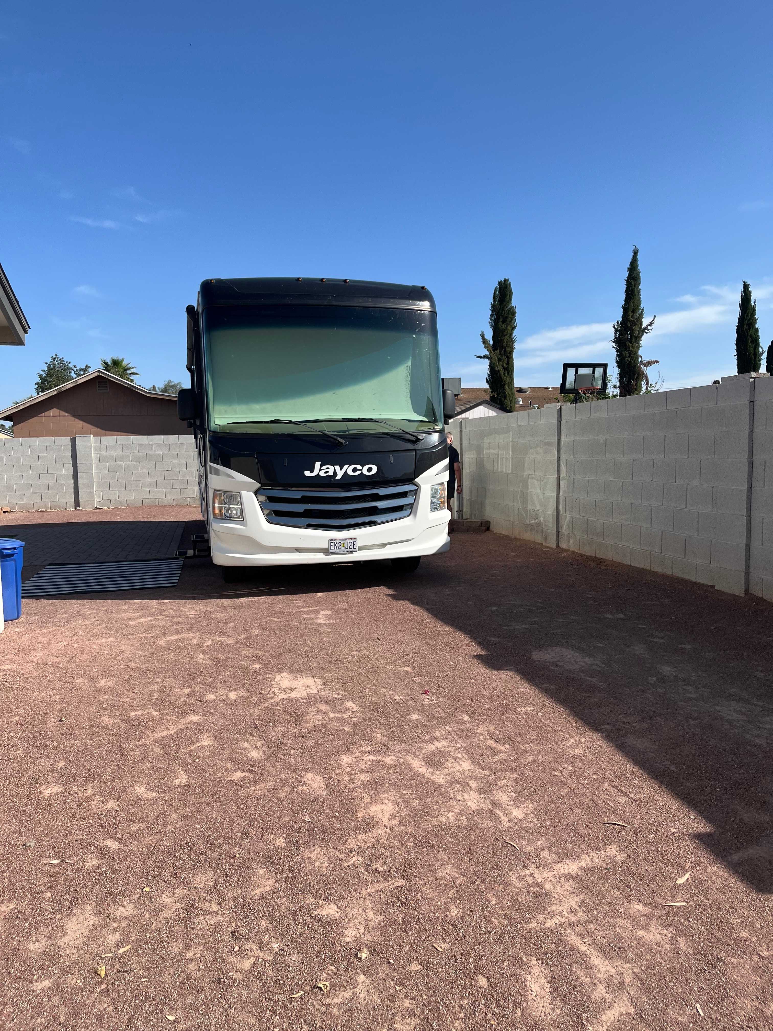 View from entry gate