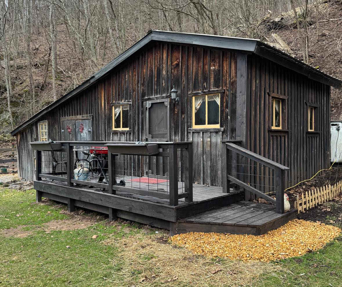 New for 2025- the Barn now has a deck!