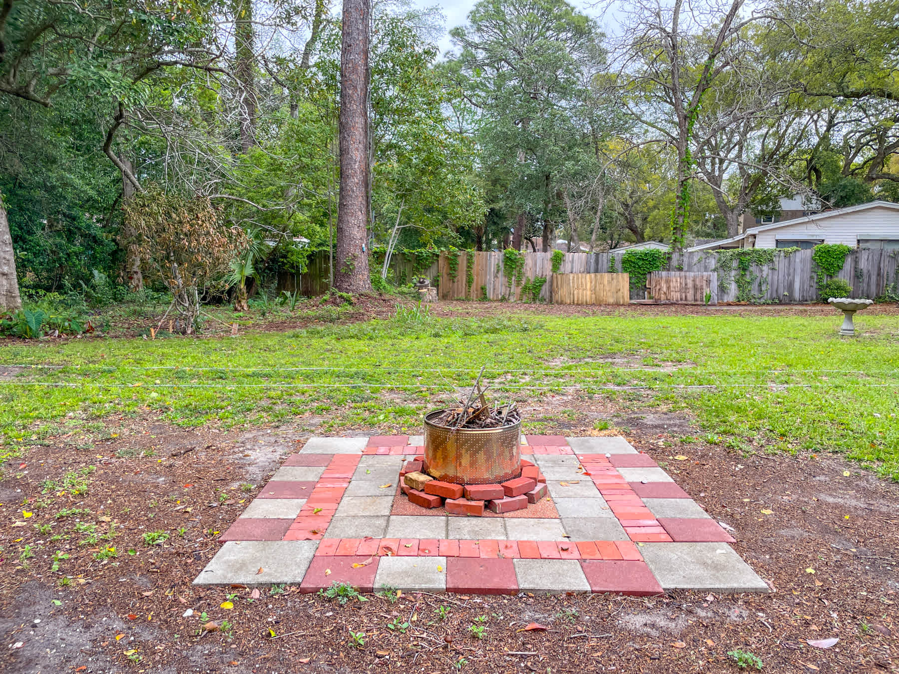 Can possibly use the firepit, but not promised.  Please ask first, and make sure owner is home.