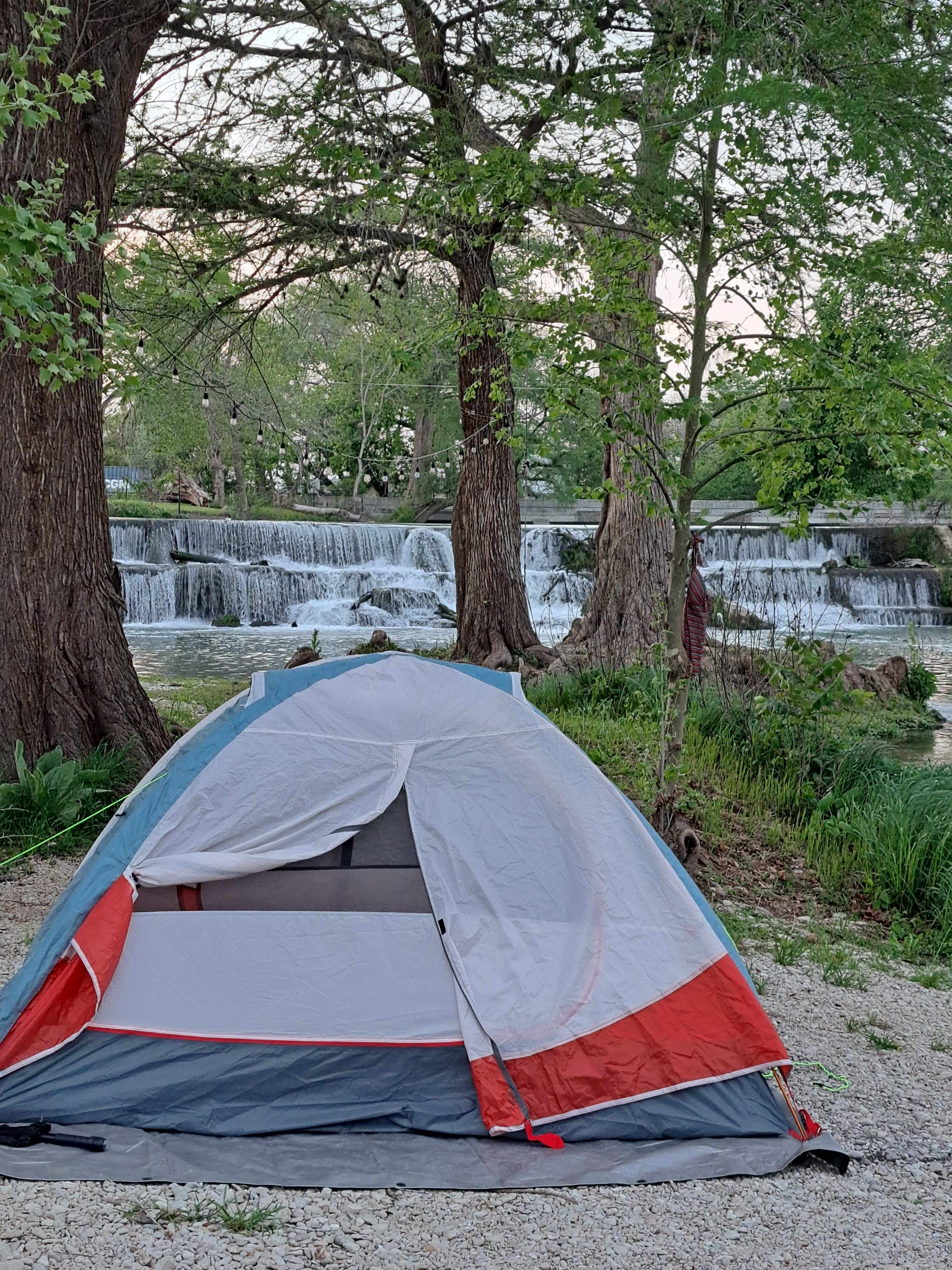 My tent with a view and the sound was great