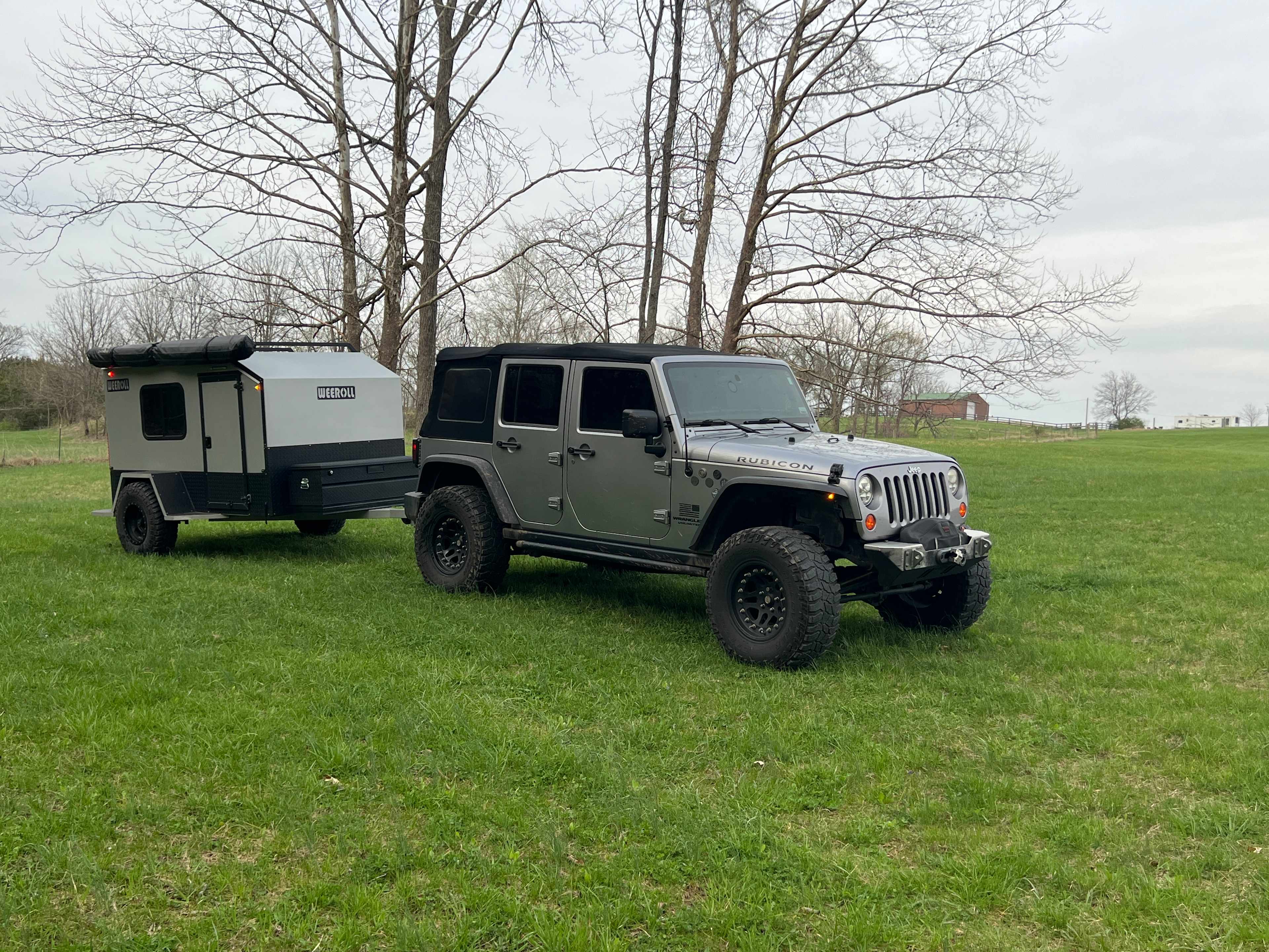Beautiful pasture next to a gentle rolling creek. 