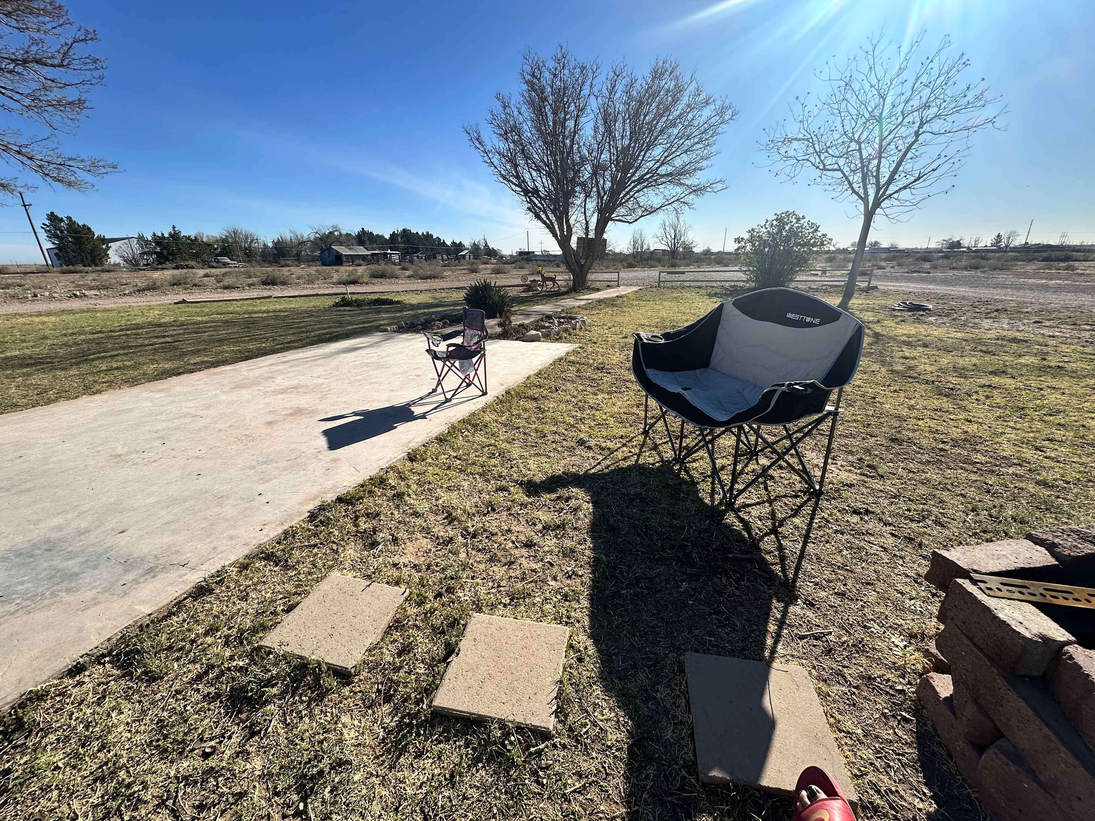 Out in the open
