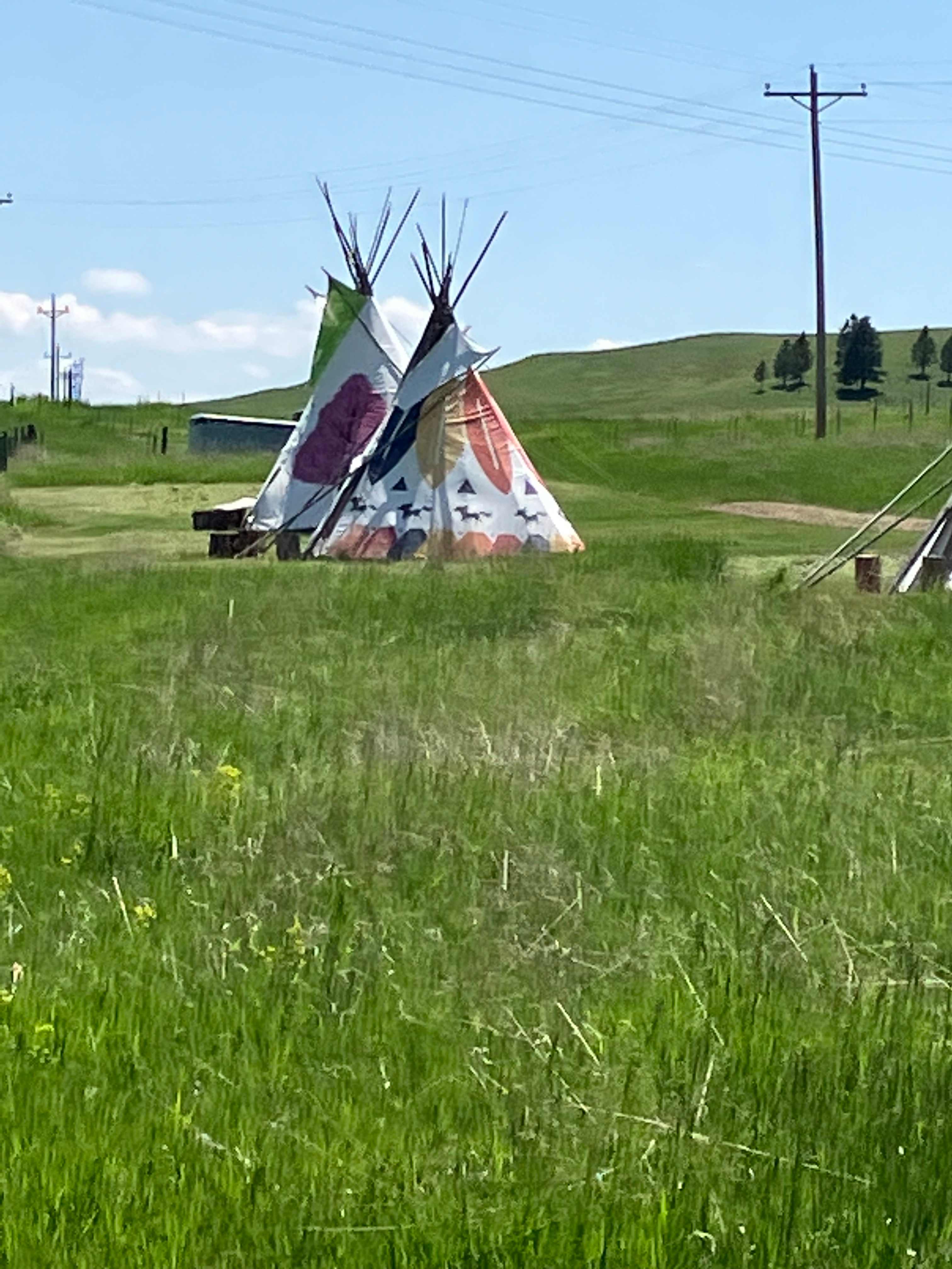 Devils Tower Tipi Camping