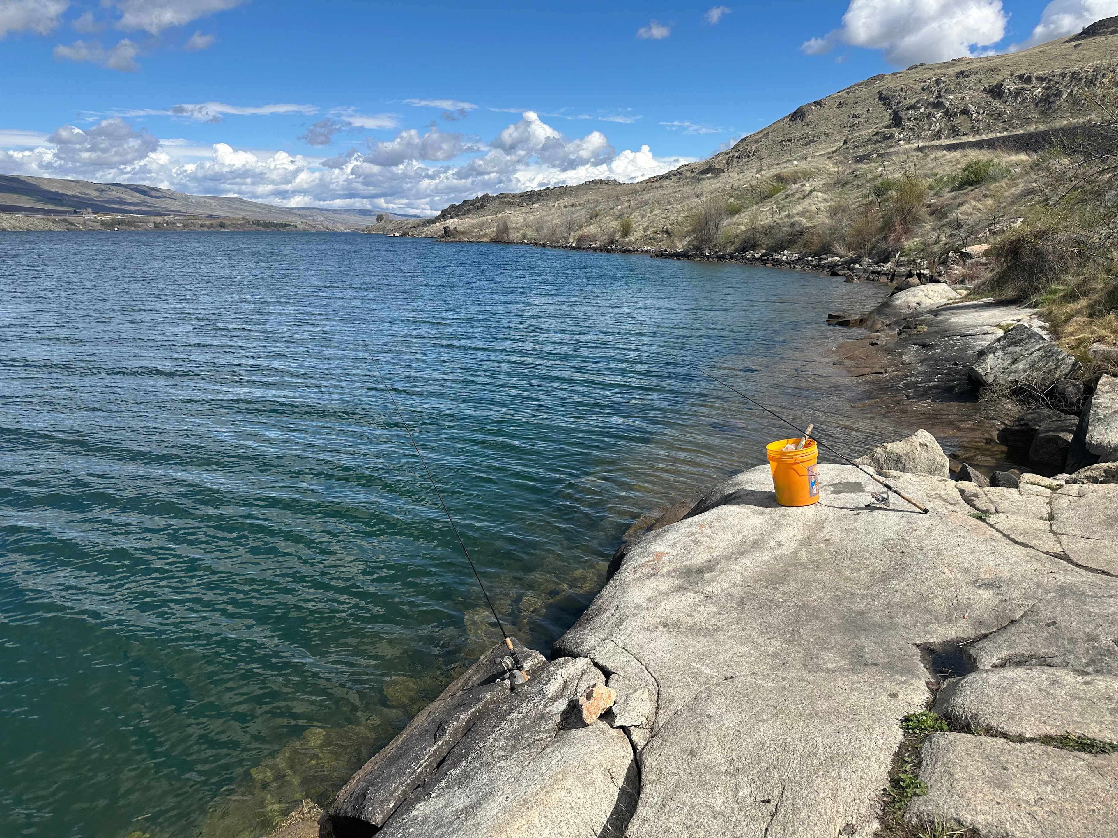 Rufus Woods Camping and fishing !