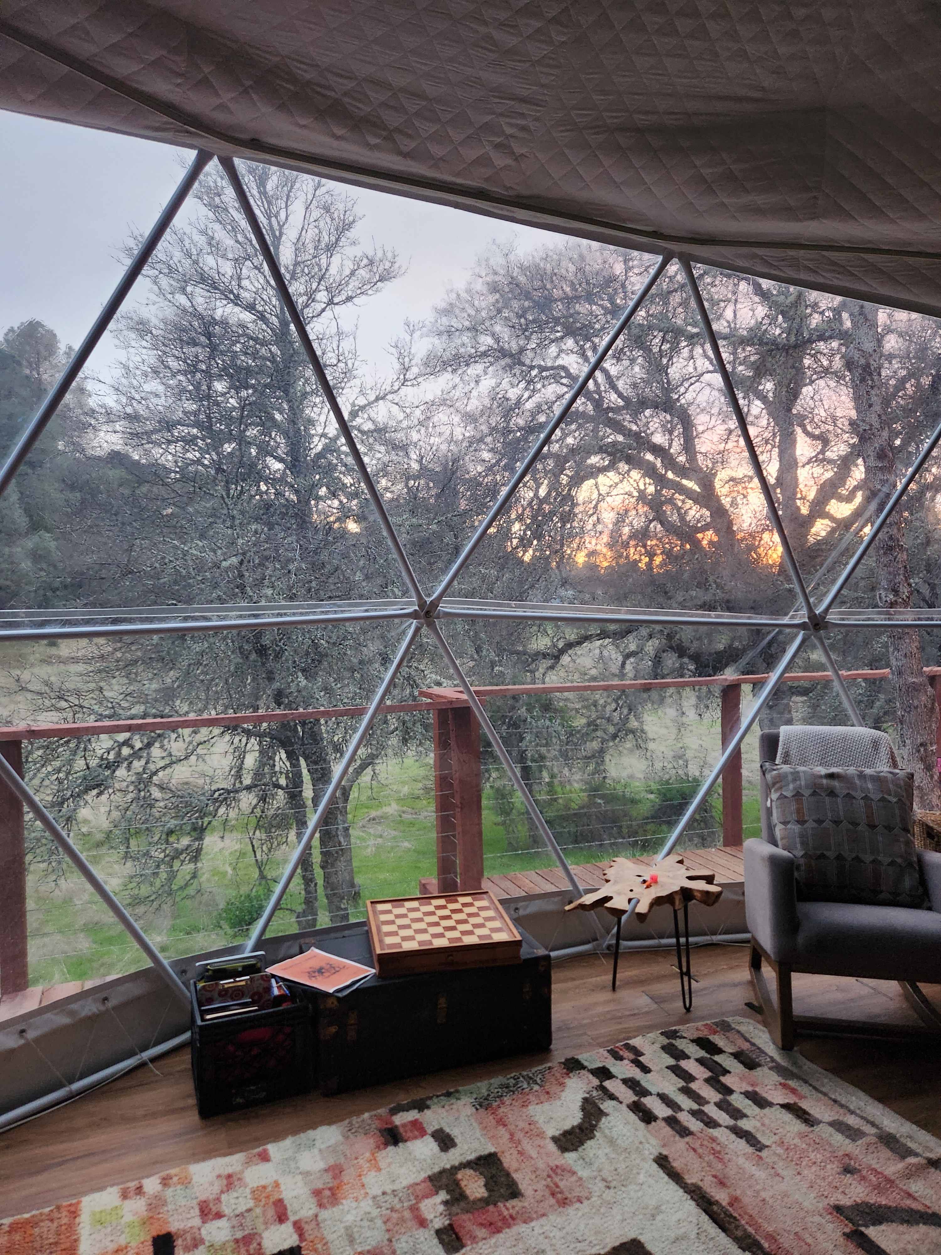 Treehouse Geodome In The Sierras