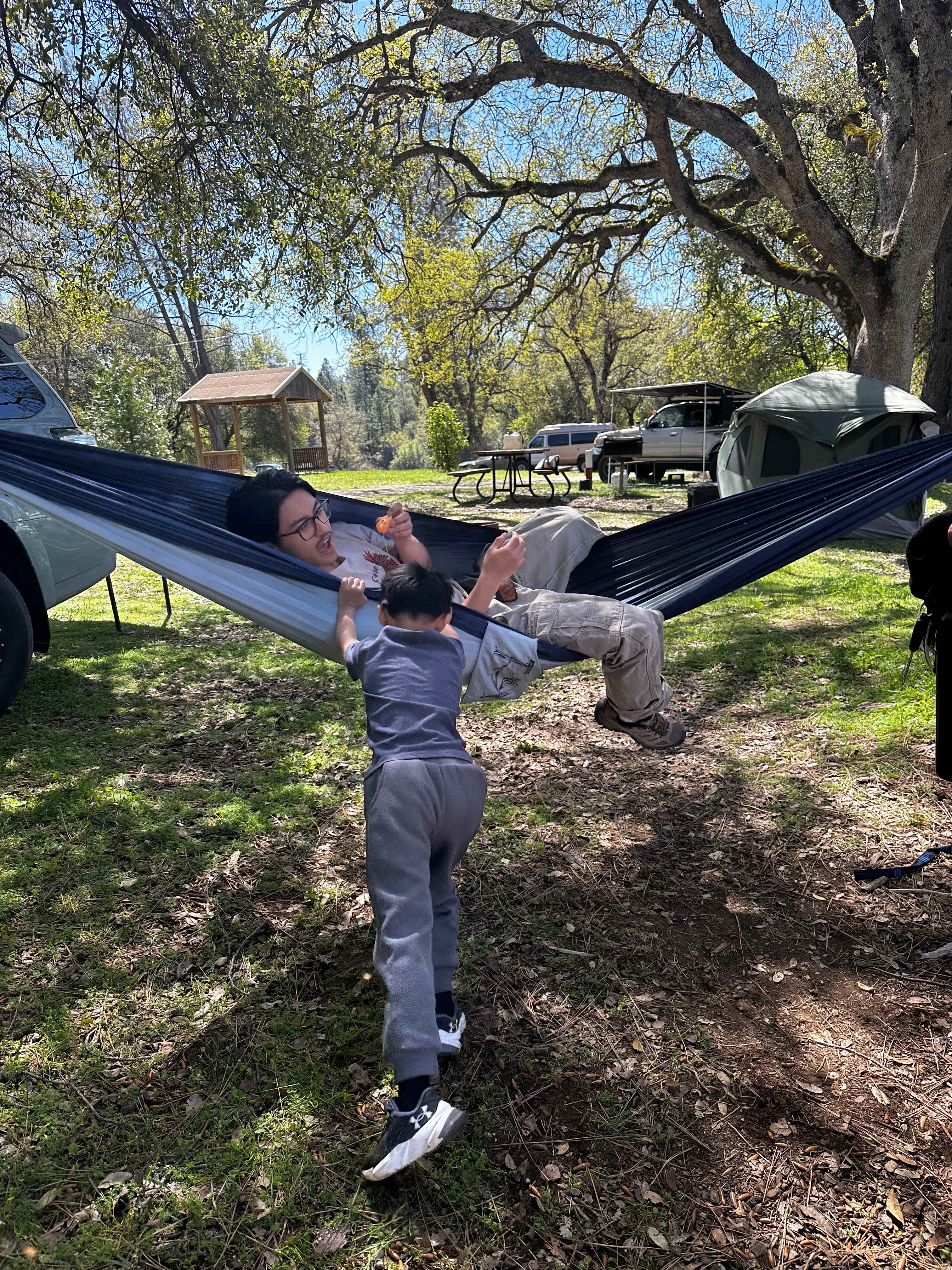 Kids enjoying … This view is in between B6&B4