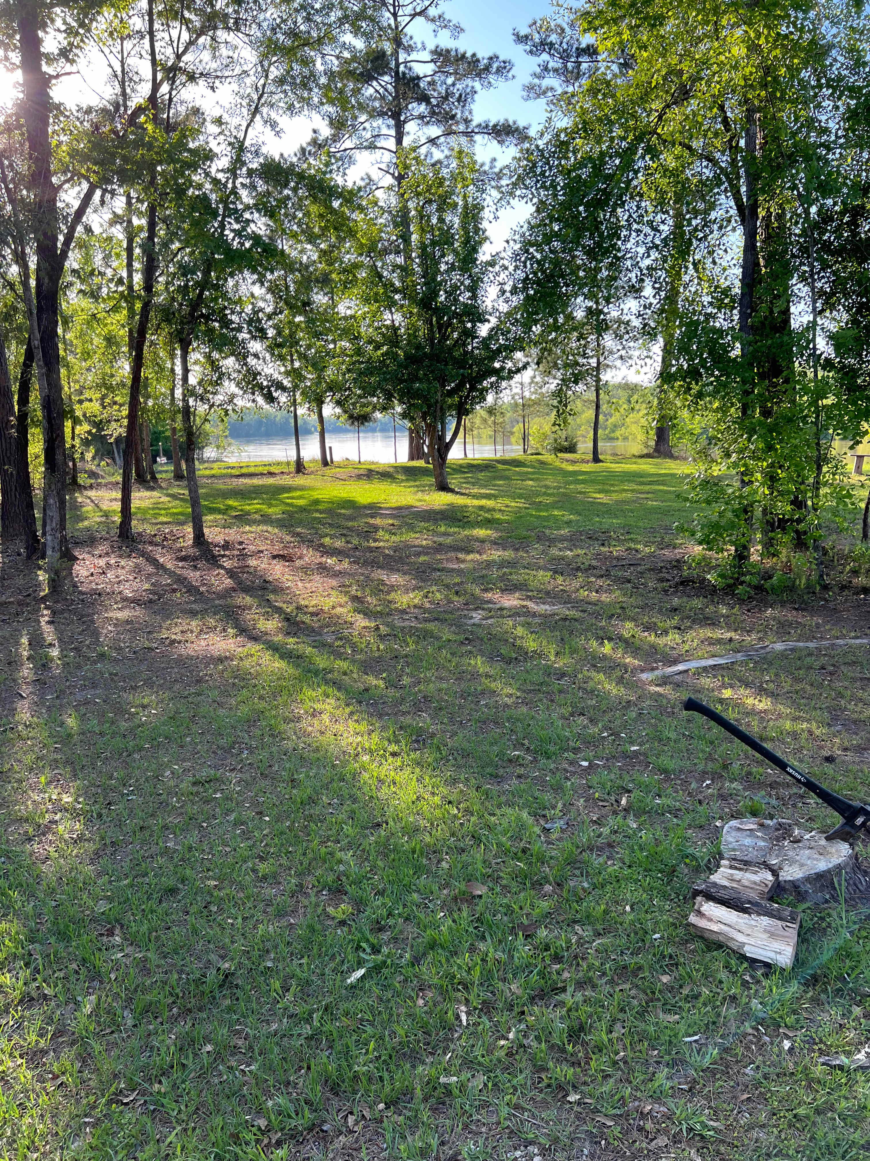 View towards the river.