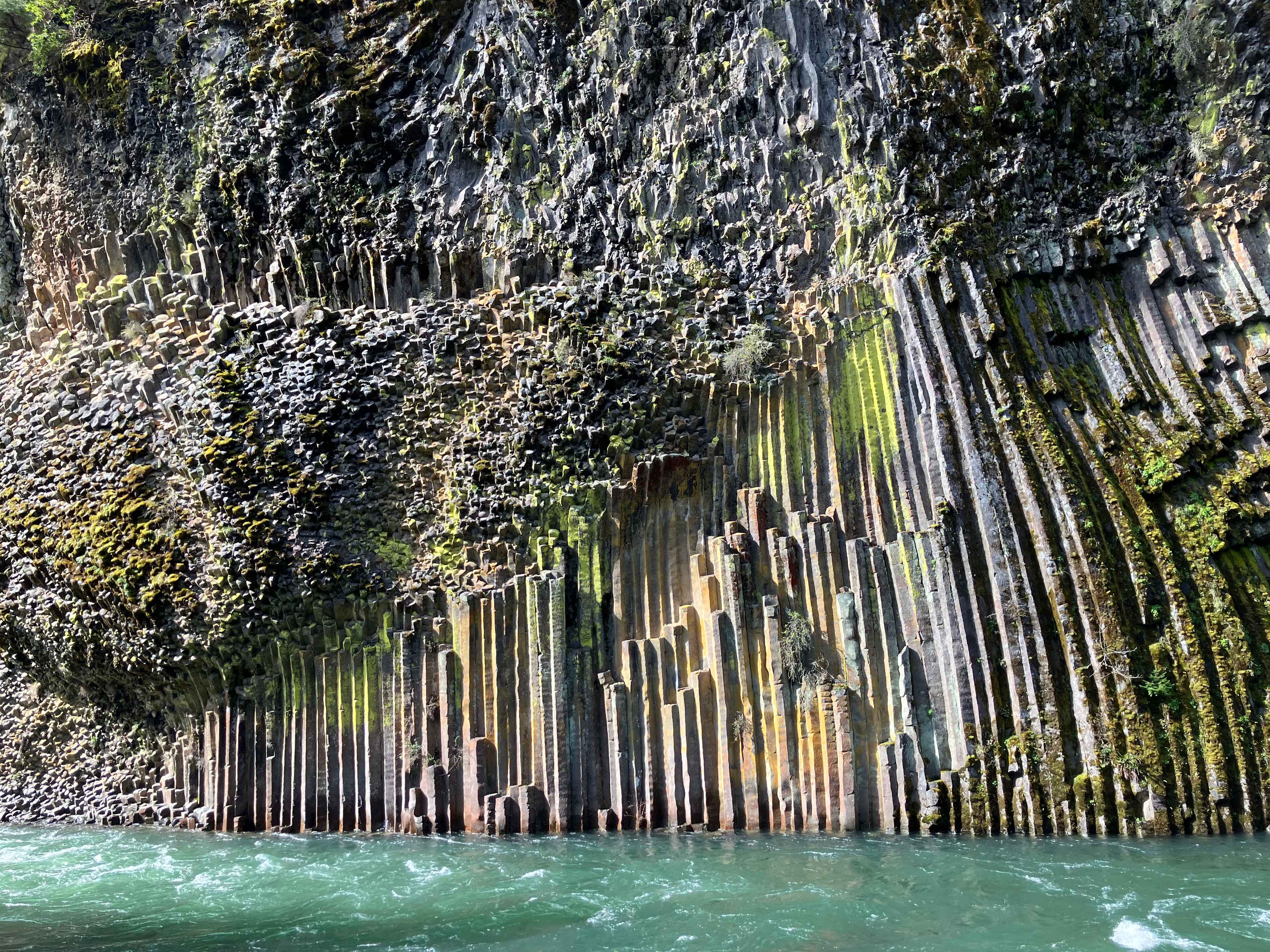 Basalt Columns and the Gorgeous Umpqua River