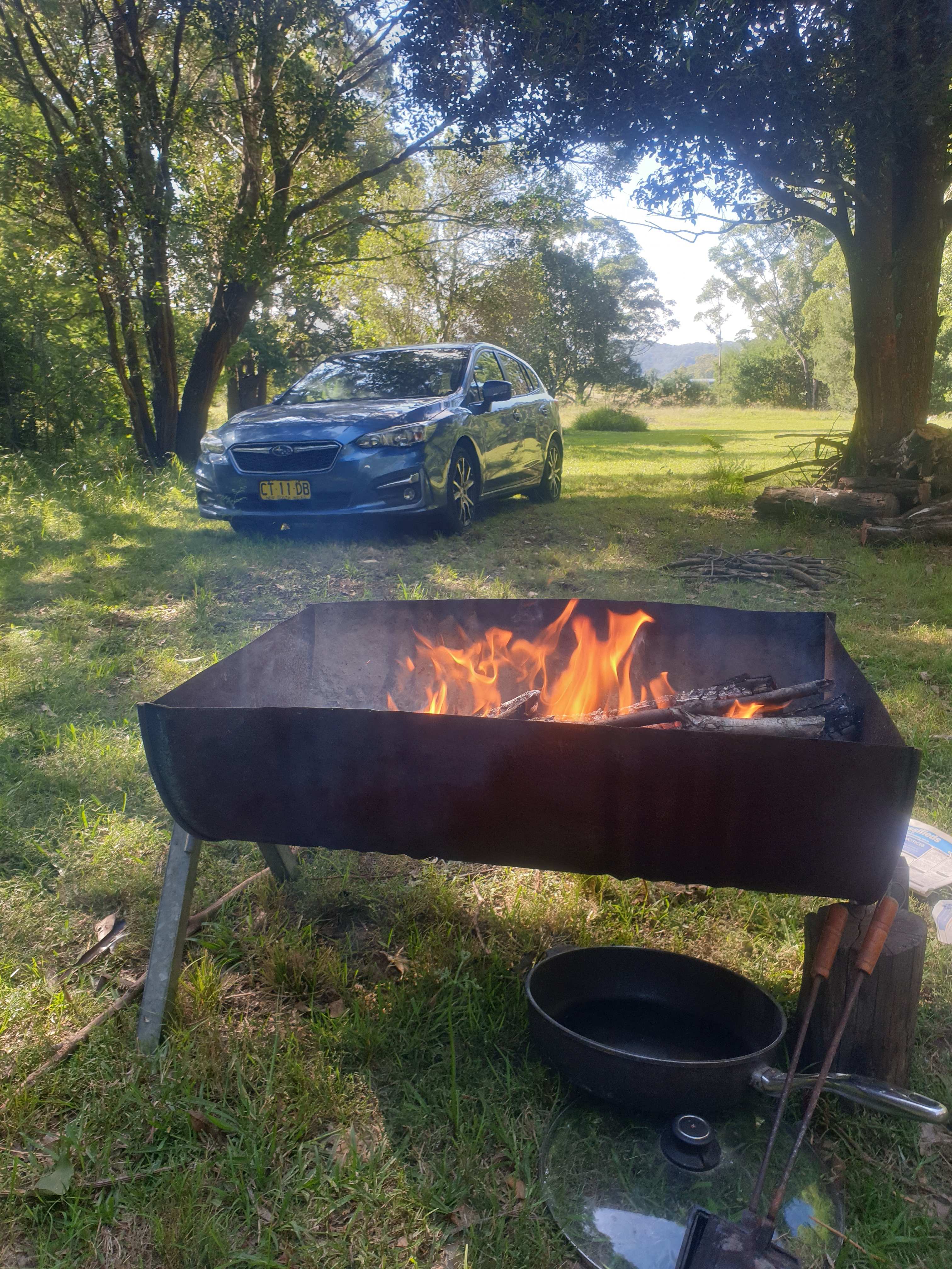 Fire pits maketh the camp. 😏😏
