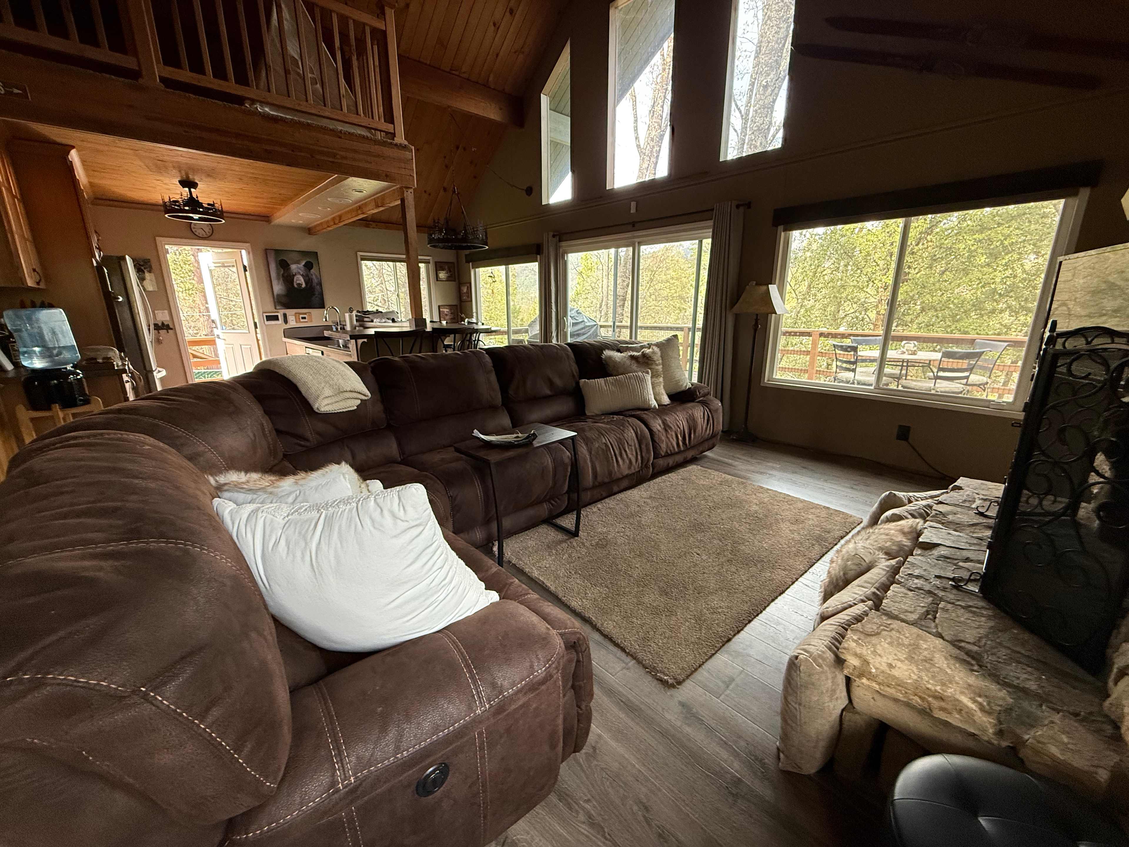 Living Room and Open Kitchen