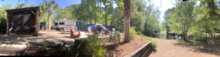 Site 1 was perfect for our 20’ camper + a ten person tent! 
