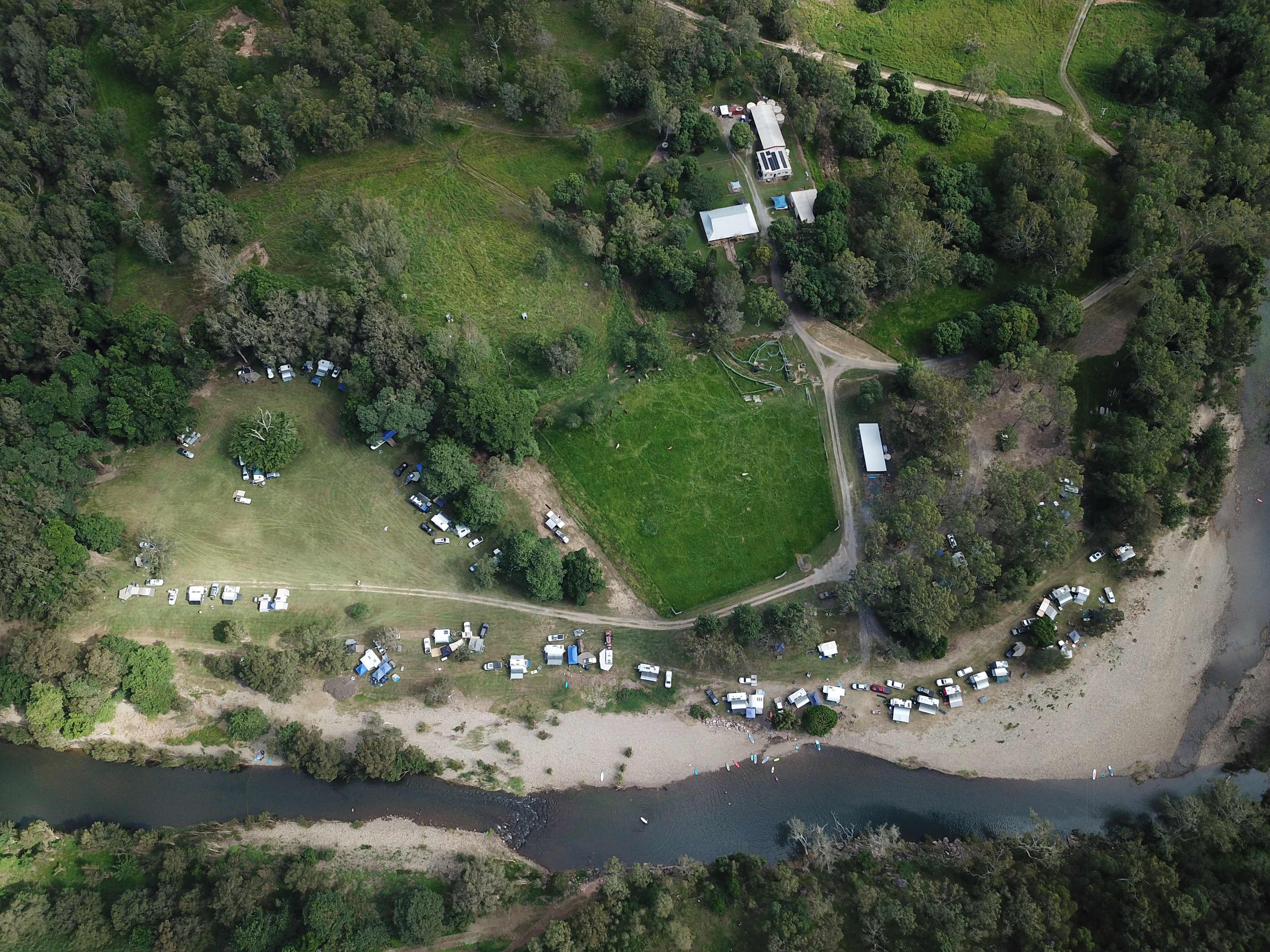 Creek and Antique Camping