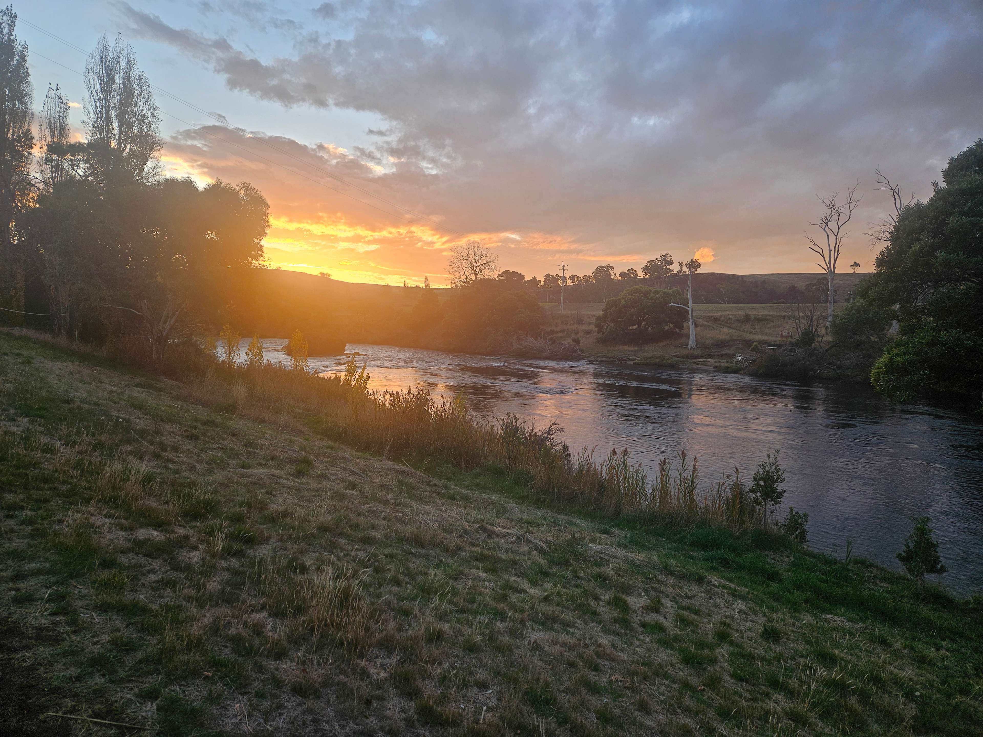 The end of an beautiful day. 