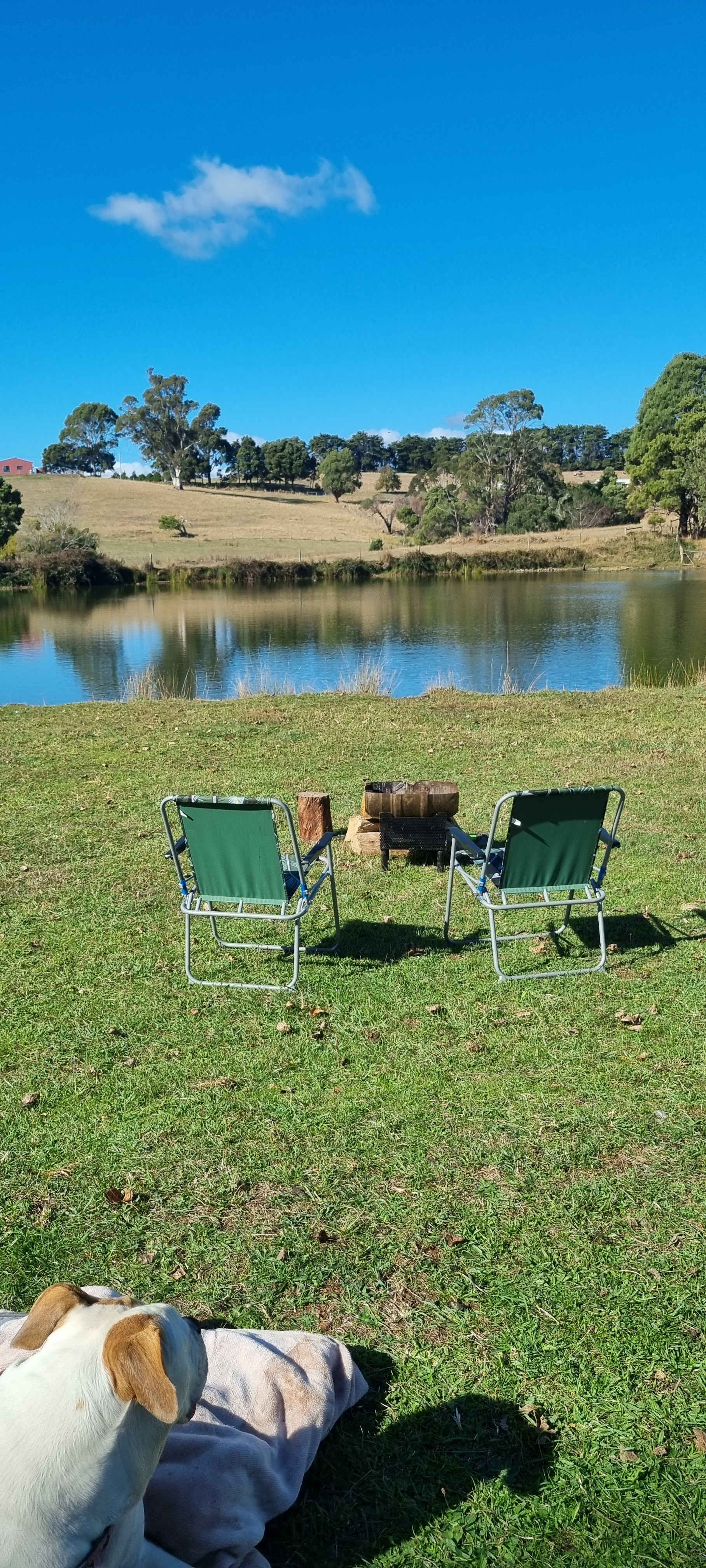 View from the caravan