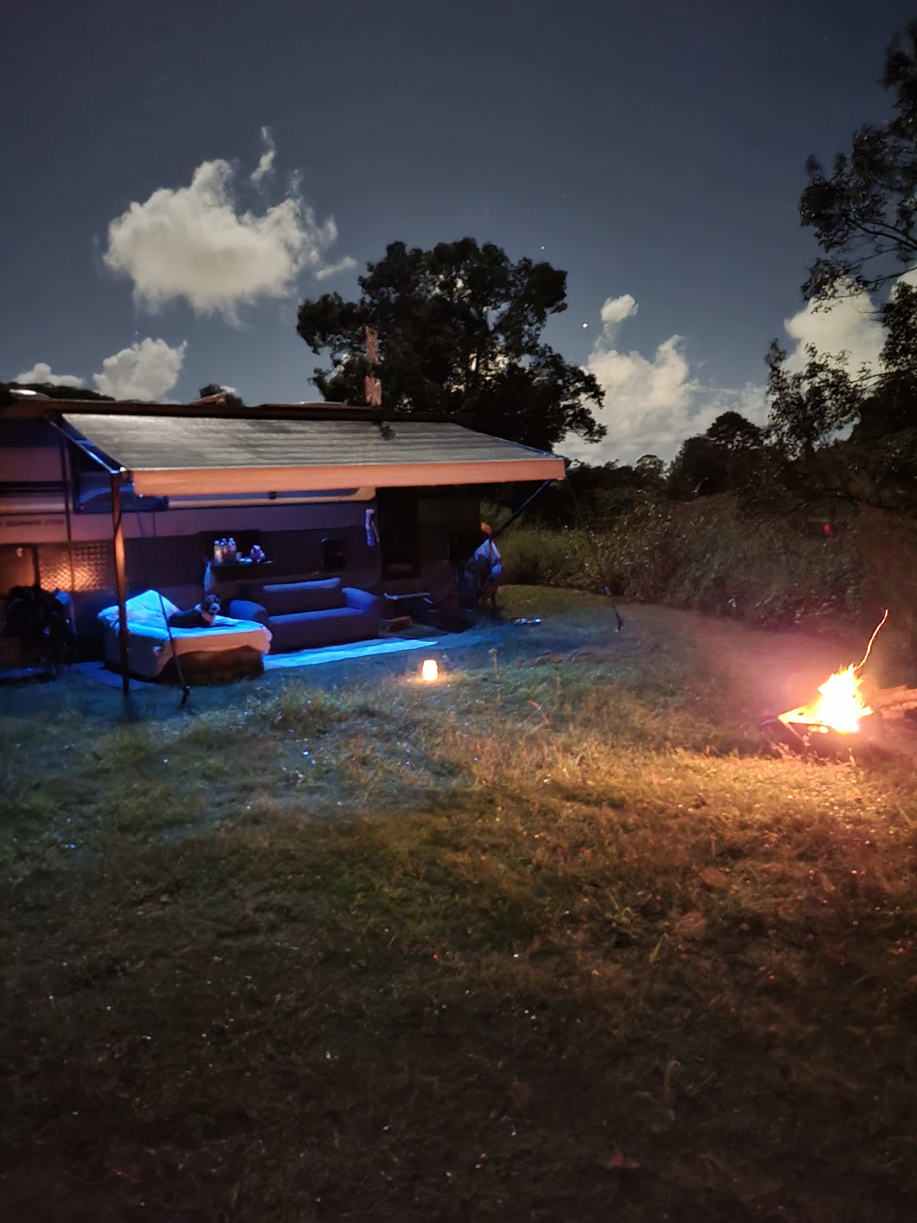 Top of property. Perfect for our 9.3m van