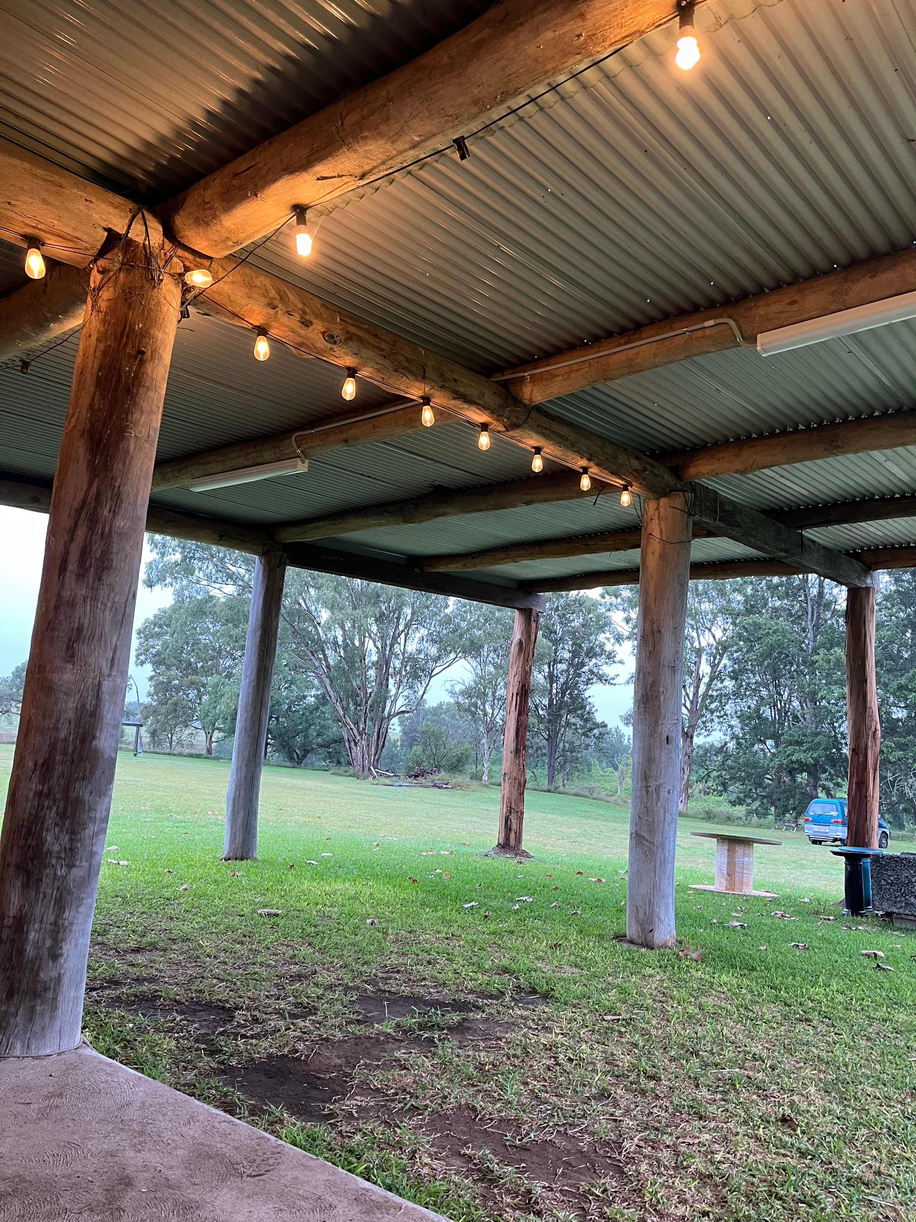Community bbq and ammenities area. 