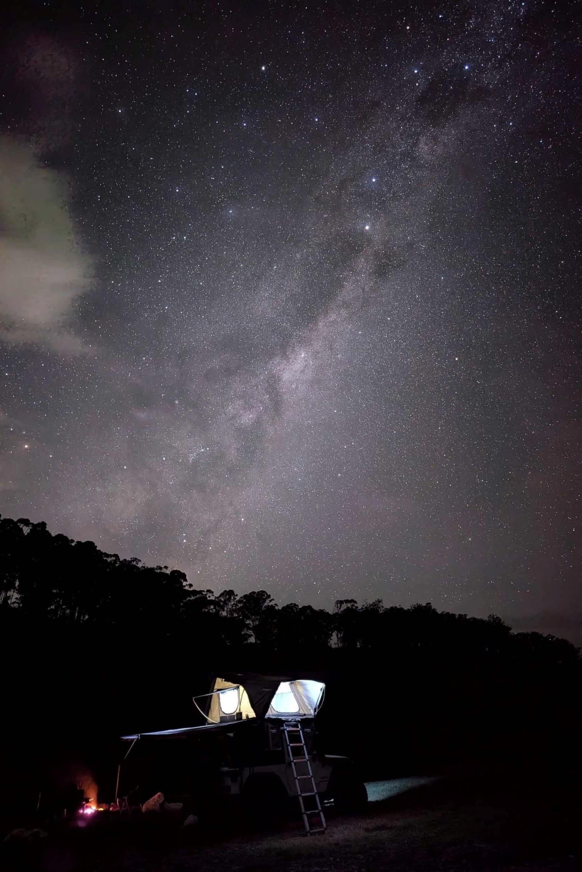 Setup Under The Milky Way 