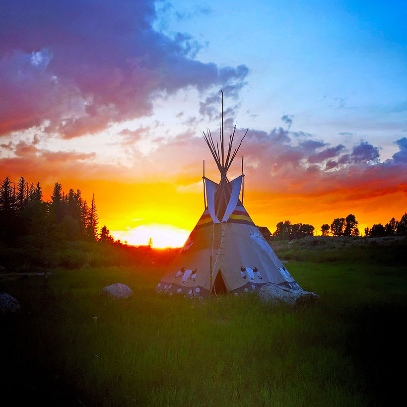 teepee park dubois campgrounds